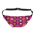 Pink Floral Pattern Fanny Pack | Boho Flower Waist Bag