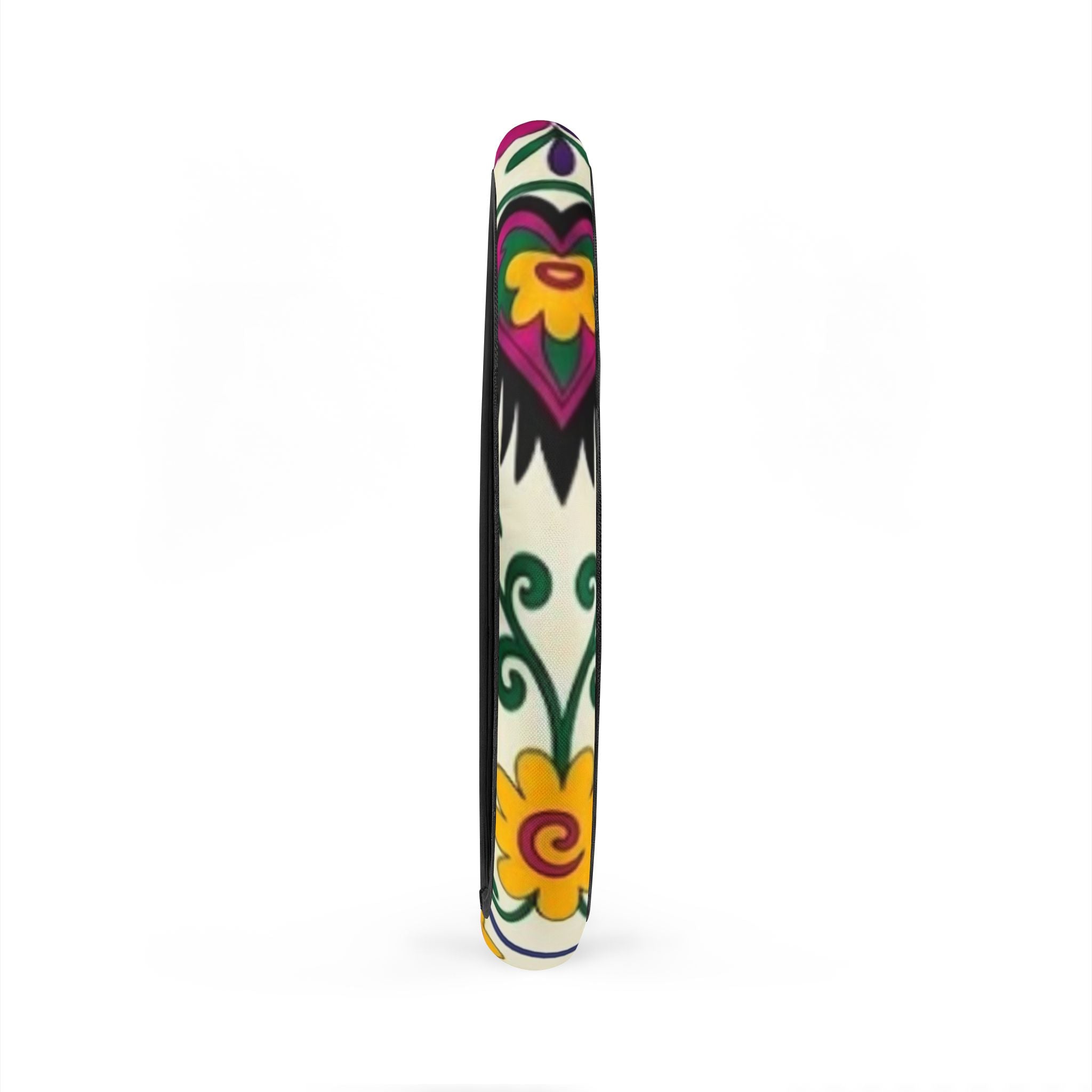 Floral Paisley Pattern Car Steering Wheel Cover | Colorful Boho Design