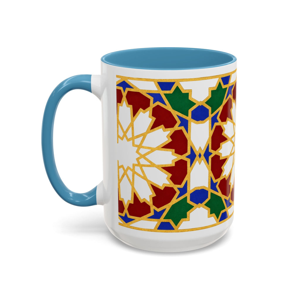 Geometric Moroccan Tile Mug | Accent Coffee Mug