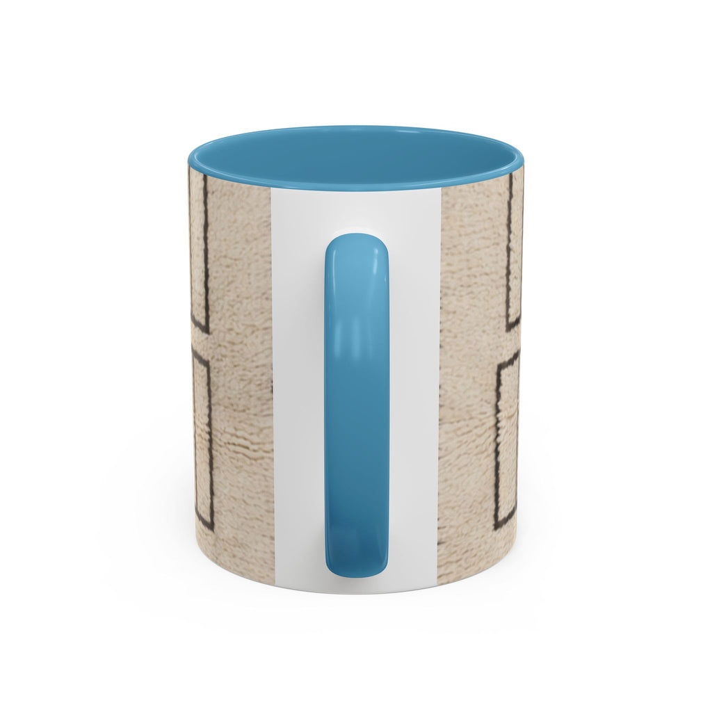 Neutral Geometric Pattern Mug | Accent Coffee Mug 11oz 15oz