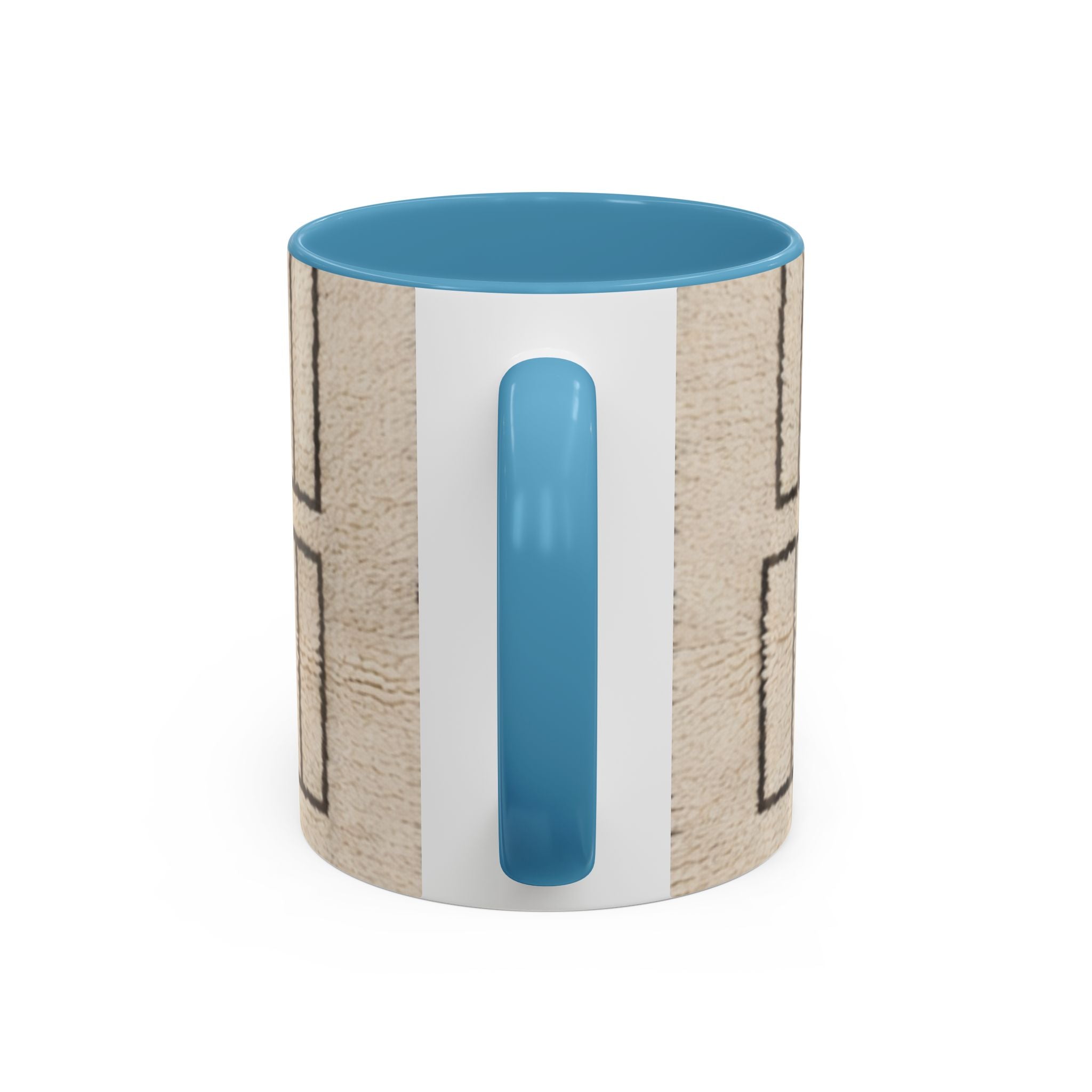 Neutral Geometric Pattern Mug | Accent Coffee Mug 11oz 15oz