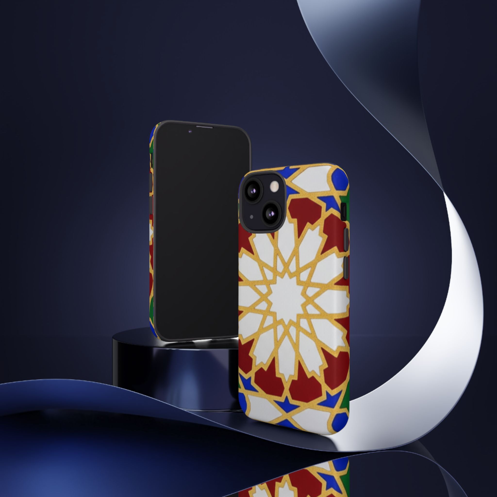 Geometric Moroccan Pattern Tough Case | Colorful Mosaic Phone Cover