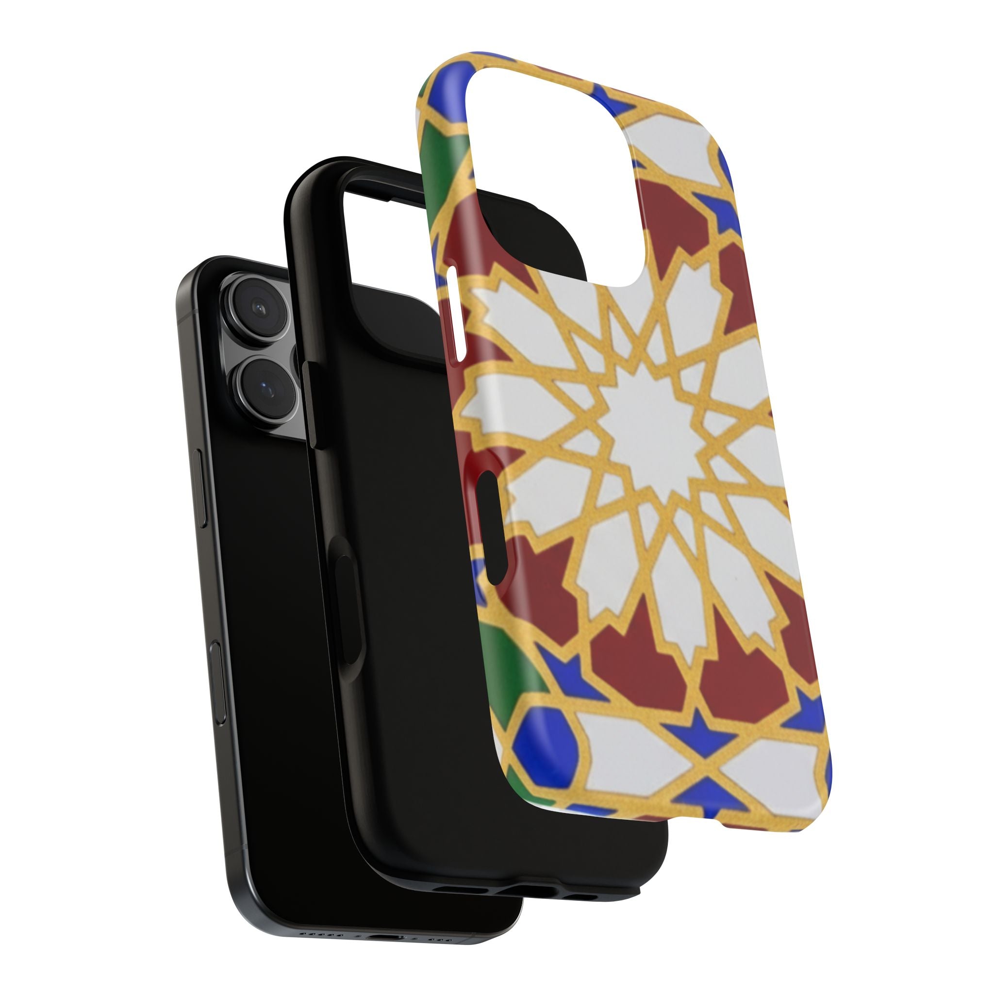 Geometric Moroccan Pattern Tough Case | Colorful Mosaic Phone Cover