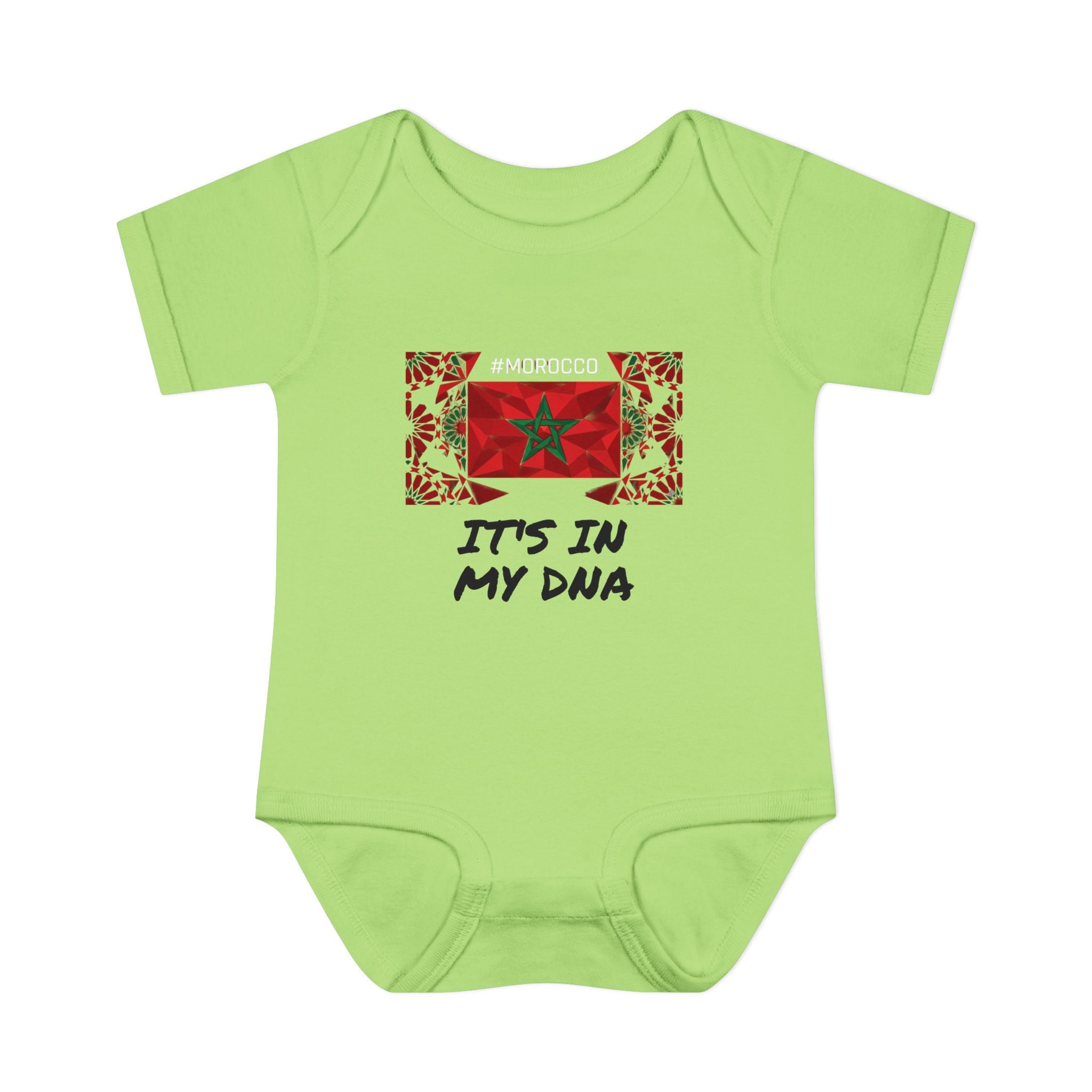 Cute Morocco Flag It's In My DNA Infant Bodysuit | Baby Onesie