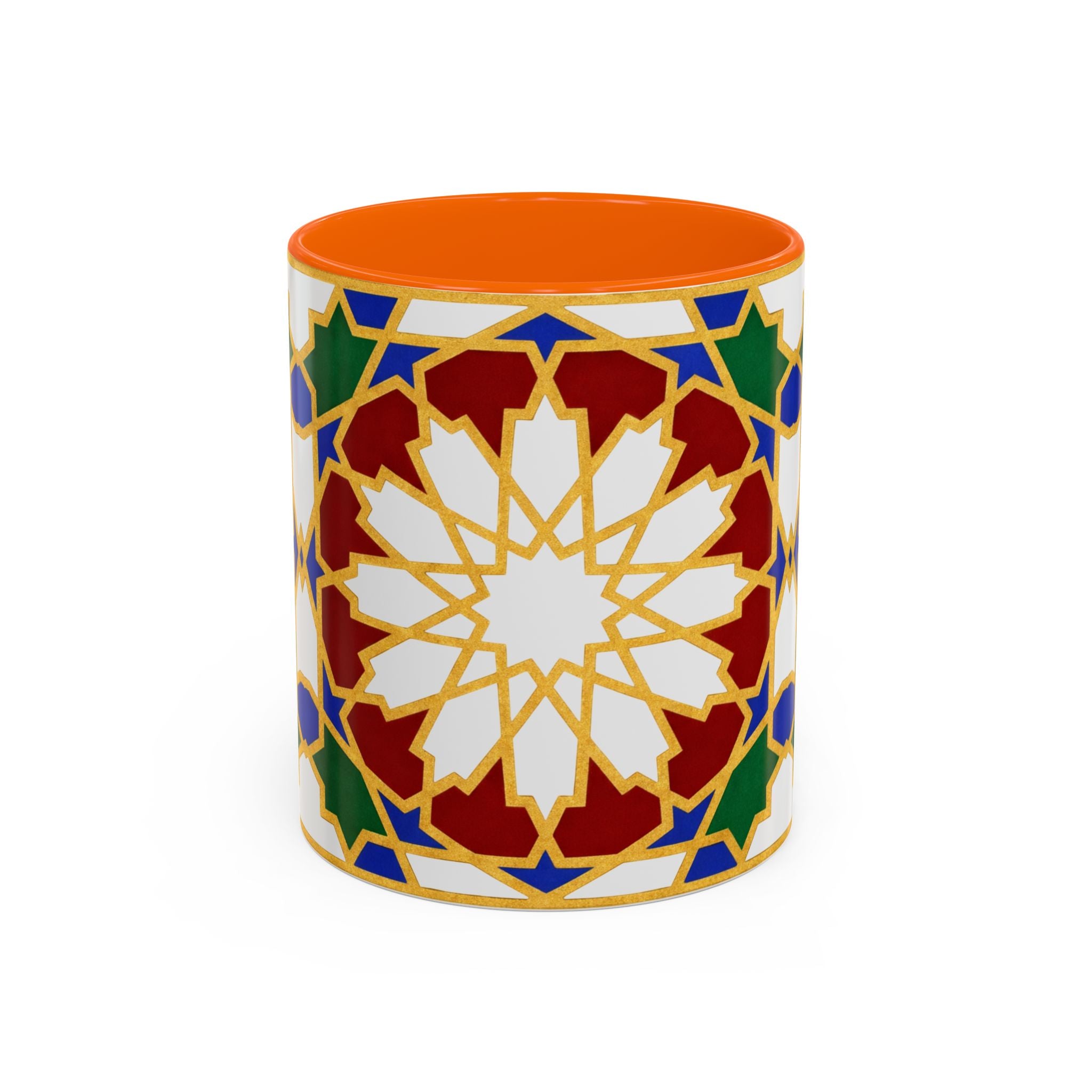 Geometric Moroccan Tile Mug | Accent Coffee Mug