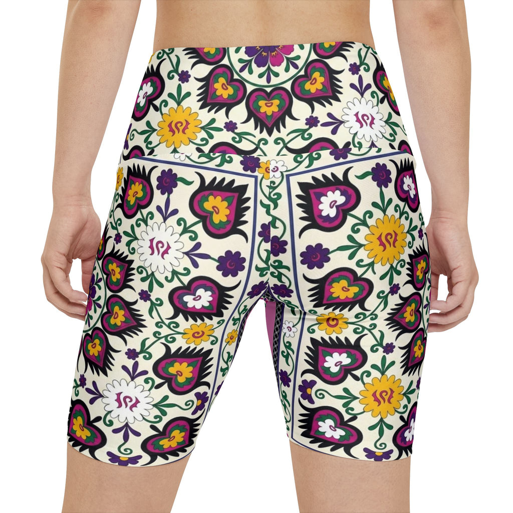 Floral Mandala Shorts | Women's All-Over Print Activewear