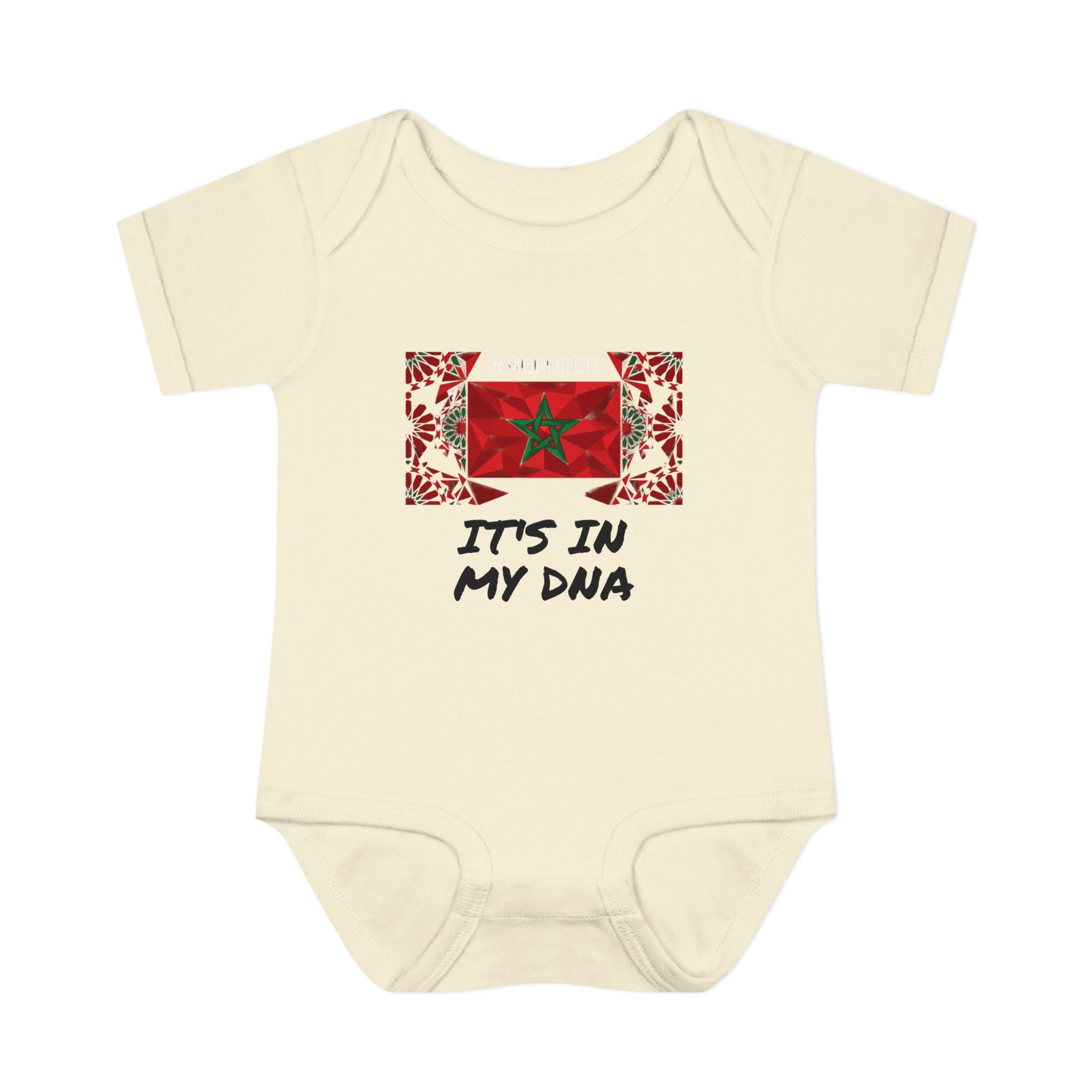 Cute Morocco Flag It's In My DNA Infant Bodysuit | Baby Onesie
