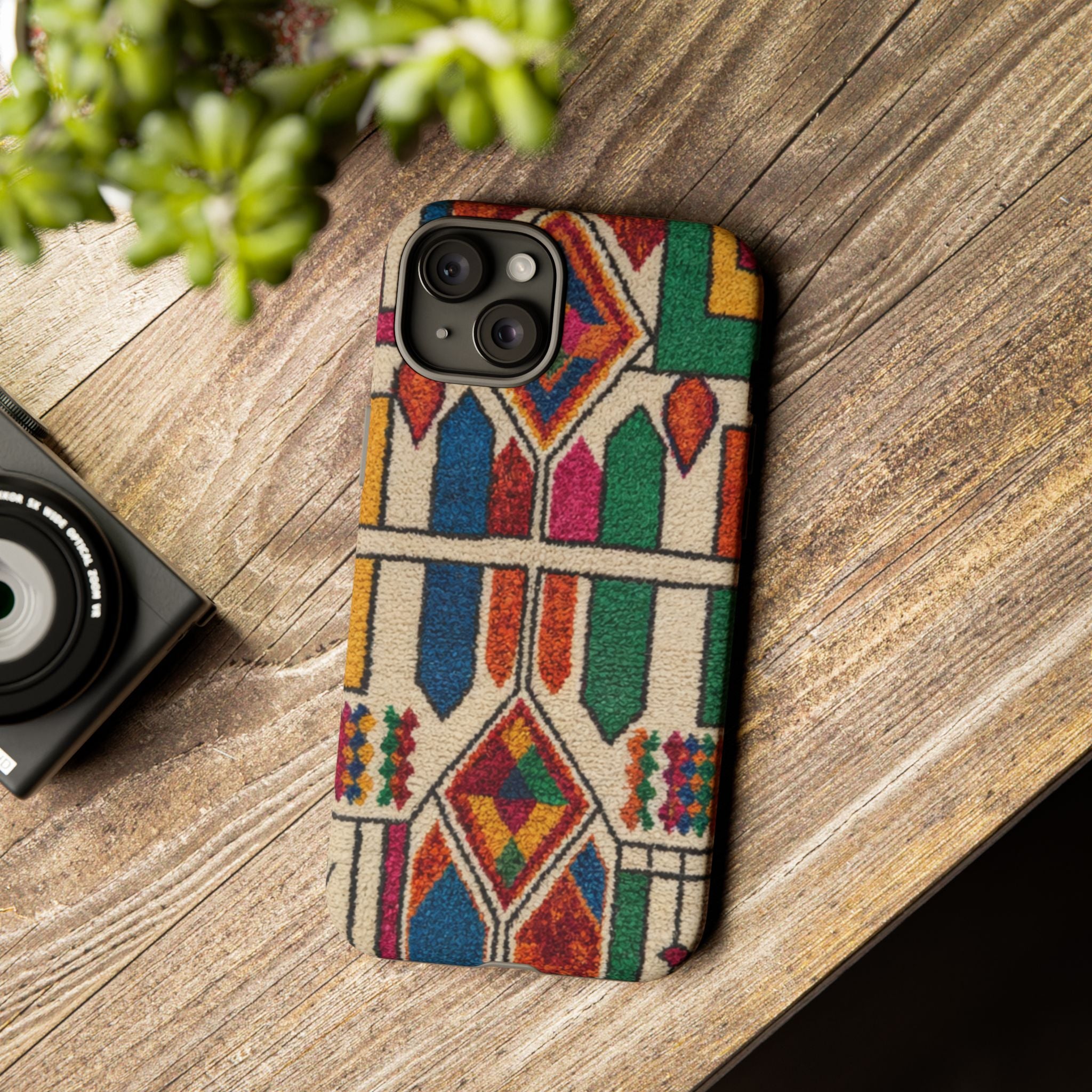 Colorful Moroccan Berber Pattern Phone Case | Tough Cases