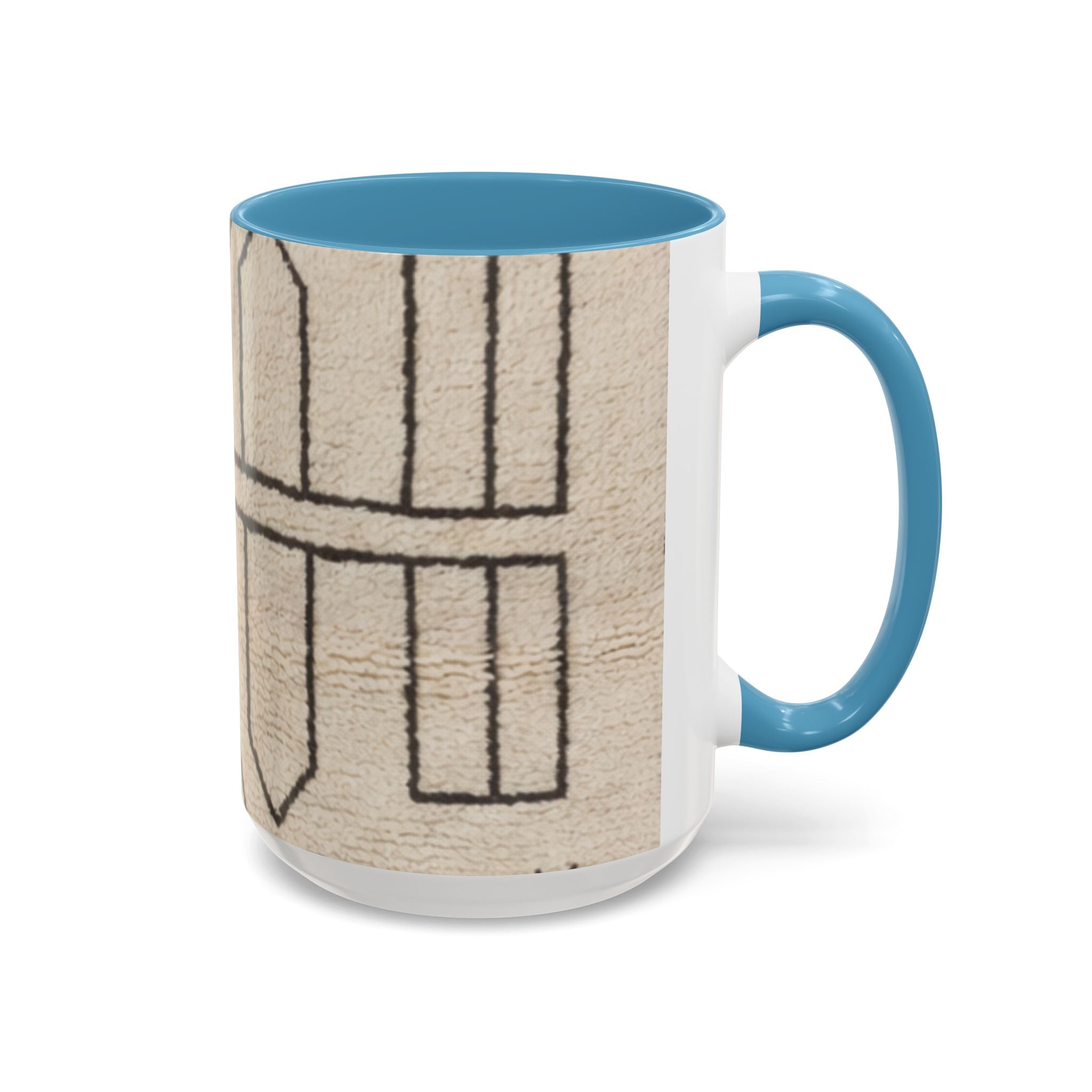Neutral Geometric Pattern Mug | Accent Coffee Mug 11oz 15oz
