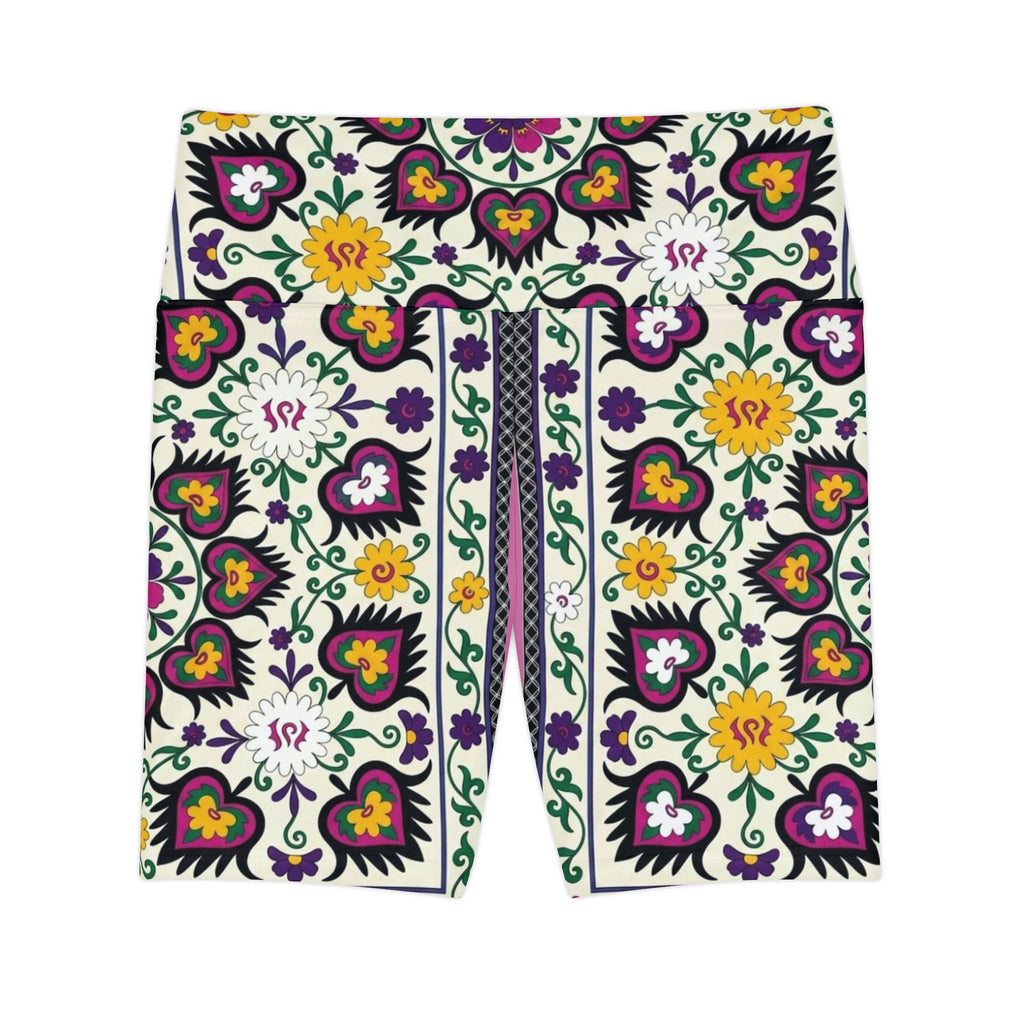 Floral Mandala Shorts | Women's All-Over Print Activewear