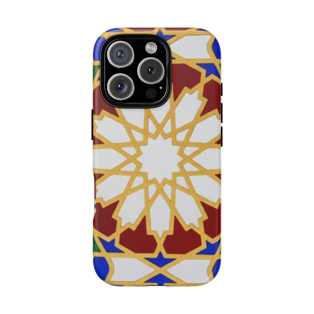 Geometric Moroccan Pattern Tough Case | Colorful Mosaic Phone Cover