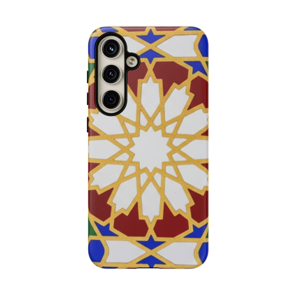 Geometric Moroccan Pattern Tough Case | Colorful Mosaic Phone Cover