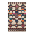 Boho Geometric Diamond Pattern Area Rug | Moroccan Berber Rug Design