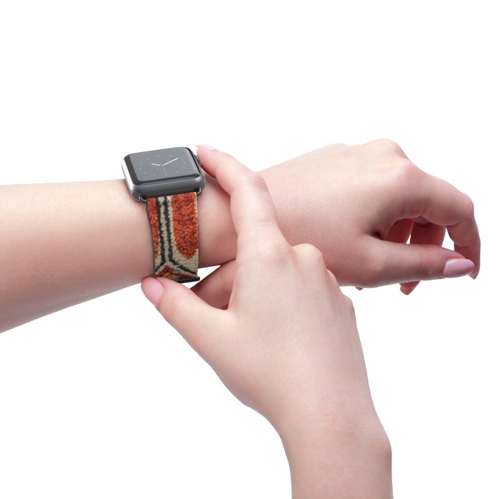 Boho Kilim Pattern Watch Band | Colorful Moroccan Berber Strap