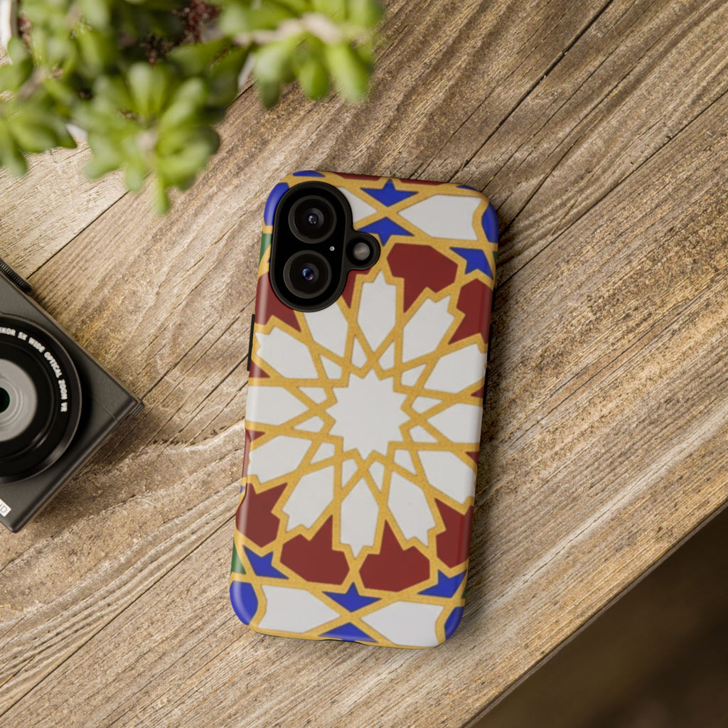 Geometric Moroccan Pattern Tough Case | Colorful Mosaic Phone Cover