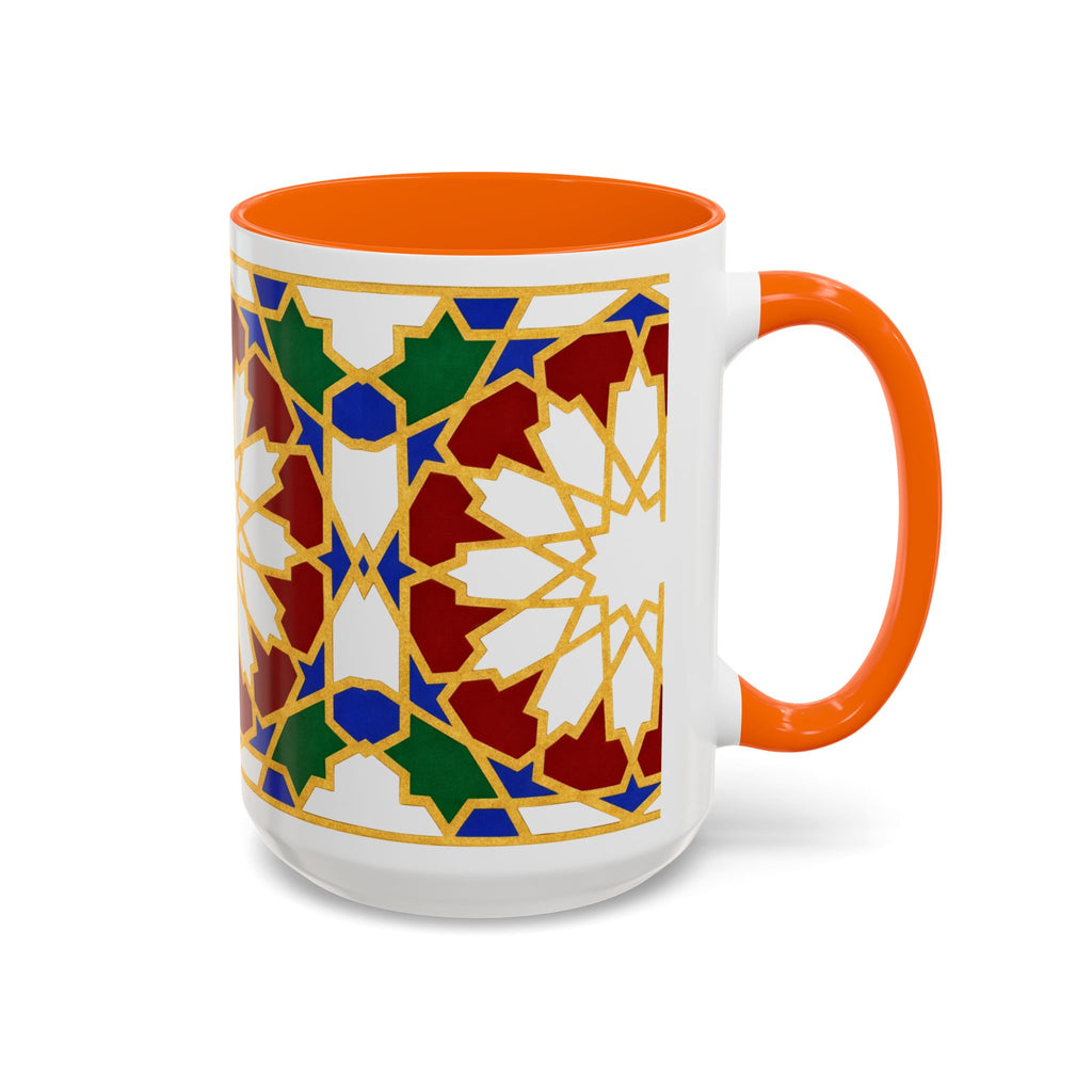 Geometric Moroccan Tile Mug | Accent Coffee Mug