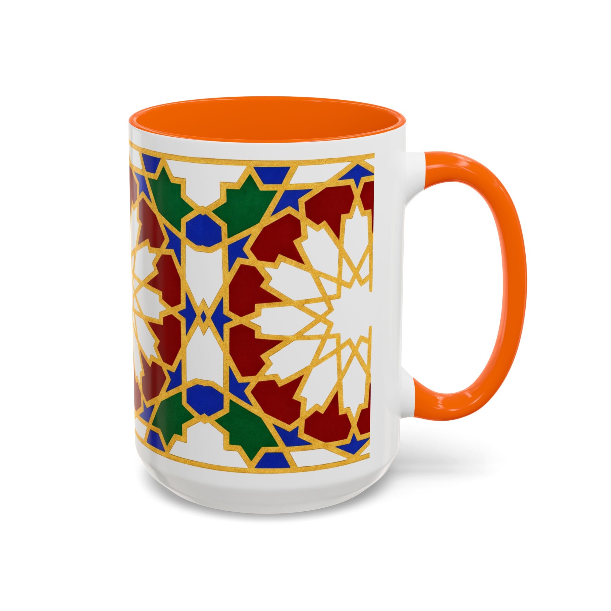 Geometric Moroccan Tile Mug | Accent Coffee Mug