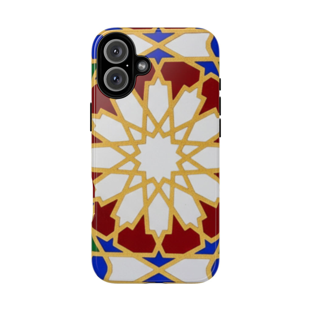 Geometric Moroccan Pattern Tough Case | Colorful Mosaic Phone Cover