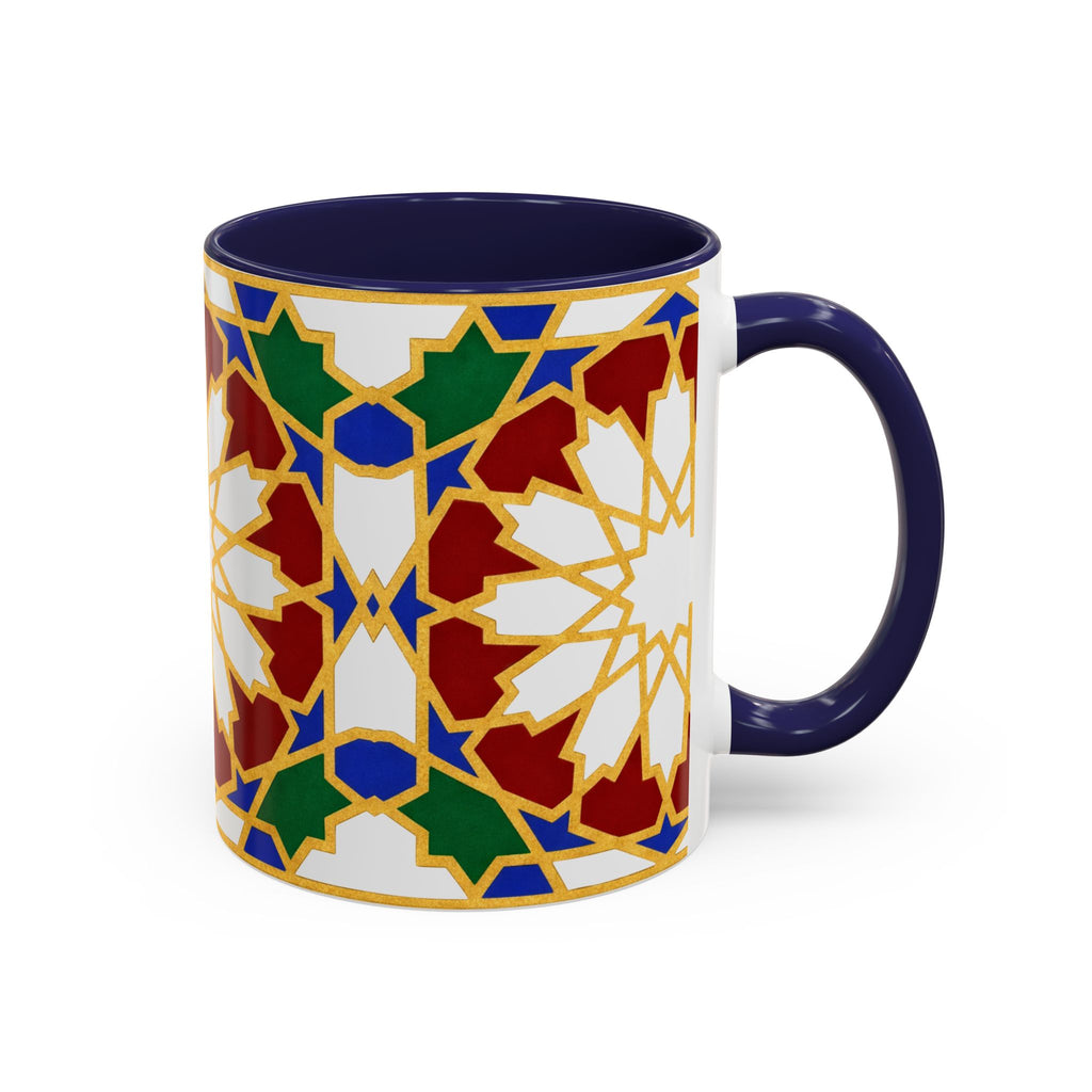 Geometric Moroccan Tile Mug | Accent Coffee Mug