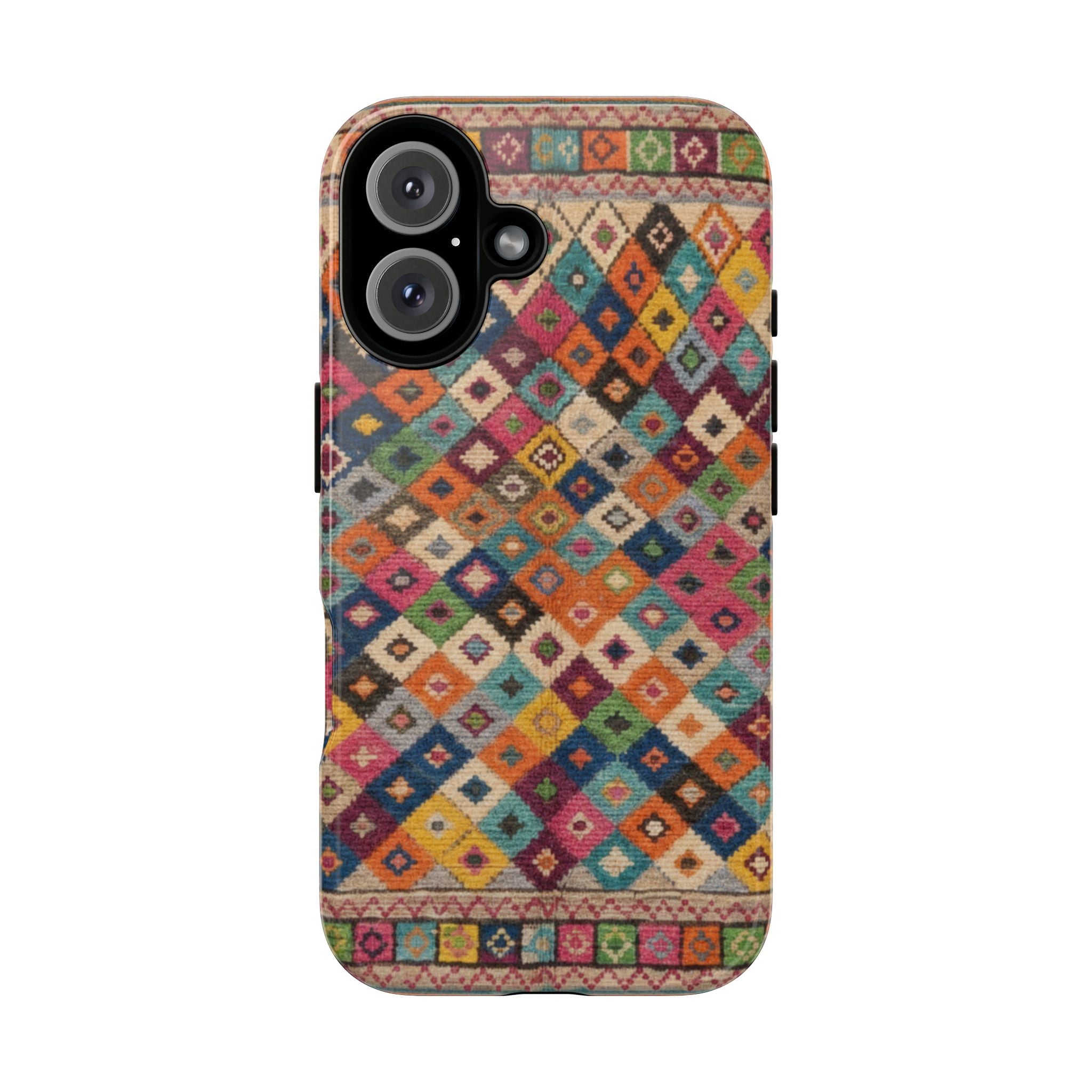 Colorful Kilim Diamond Pattern Phone Case | Tough Case
