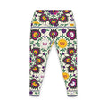 Floral Folk Art Pattern Yoga Pants | Colorful Boho Leggings