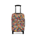 Colorful Kilim Diamond Pattern Luggage Cover | Boho Travel Accessory