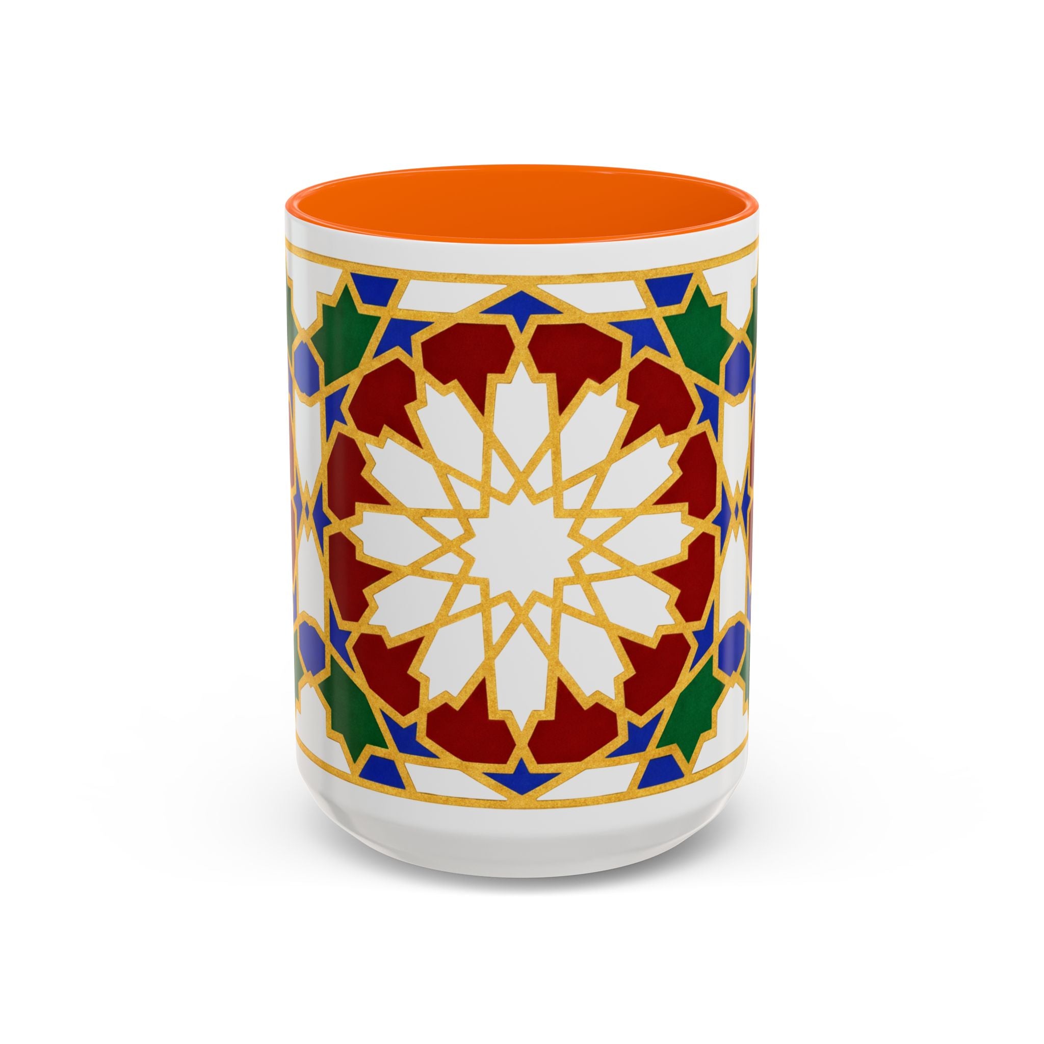 Geometric Moroccan Tile Mug | Accent Coffee Mug