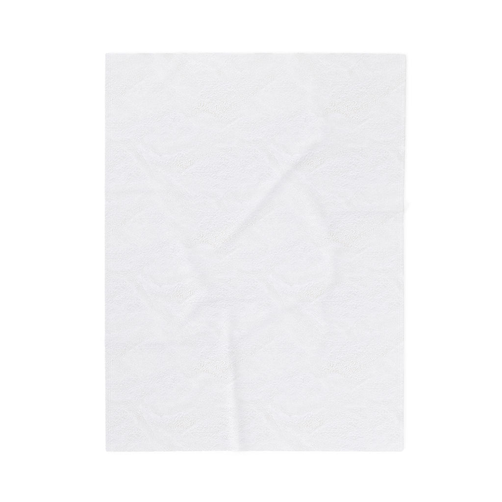 Neutral Geometric Tribal Pattern Velveteen Plush Blanket | Boho Minimalist Throw