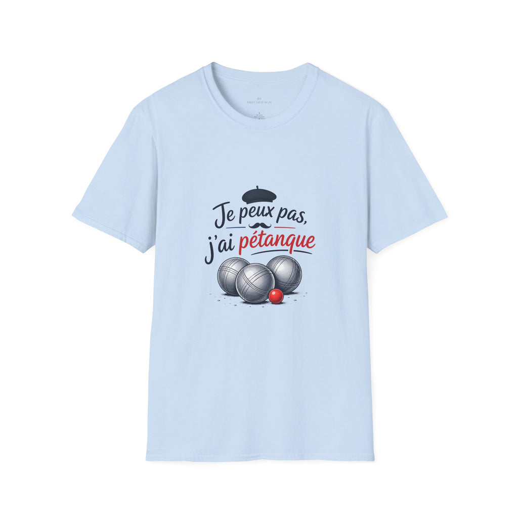 Je peux pas j'ai pétanque T-Shirt | French petanque design, boules graphic