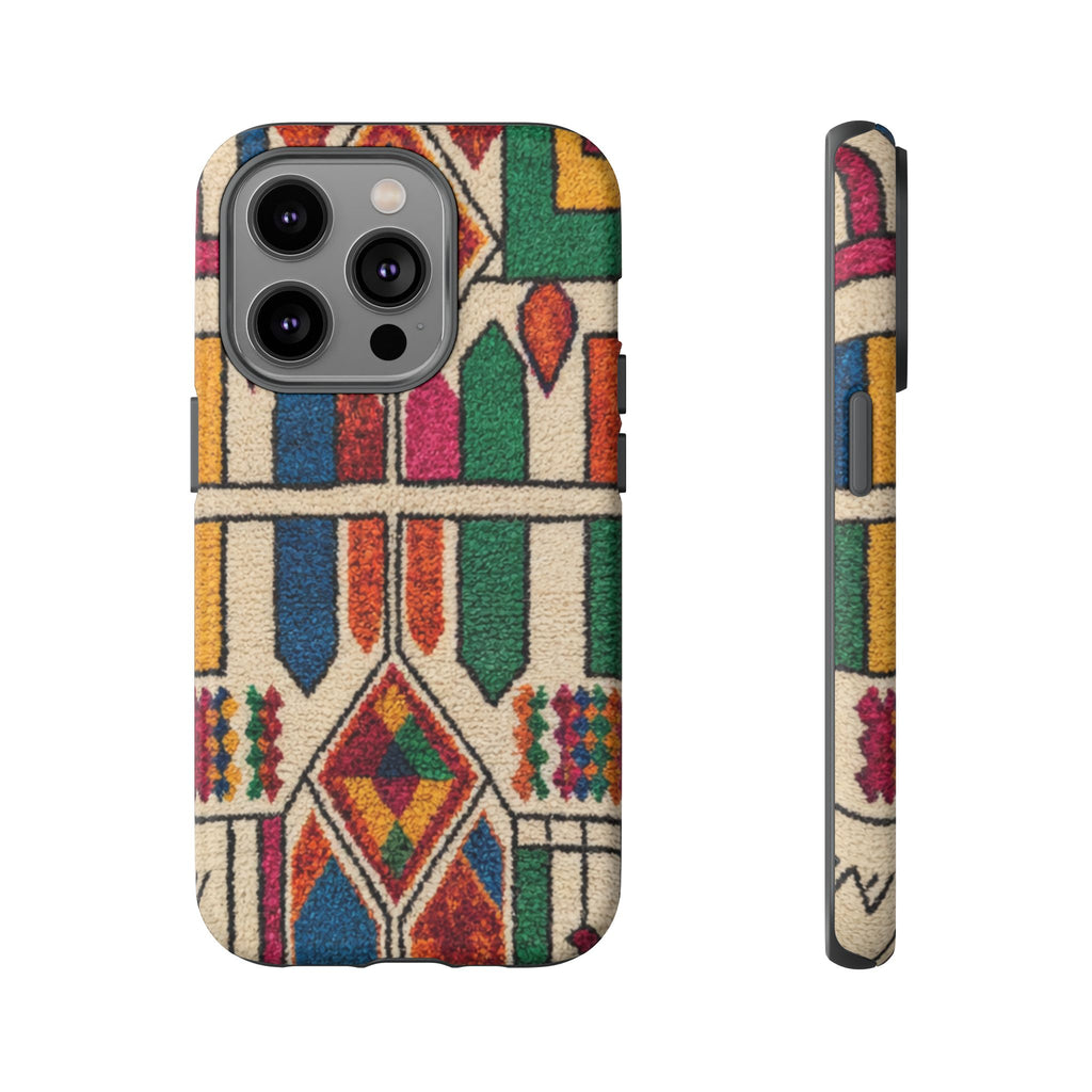 Colorful Moroccan Berber Pattern Phone Case | Tough Cases
