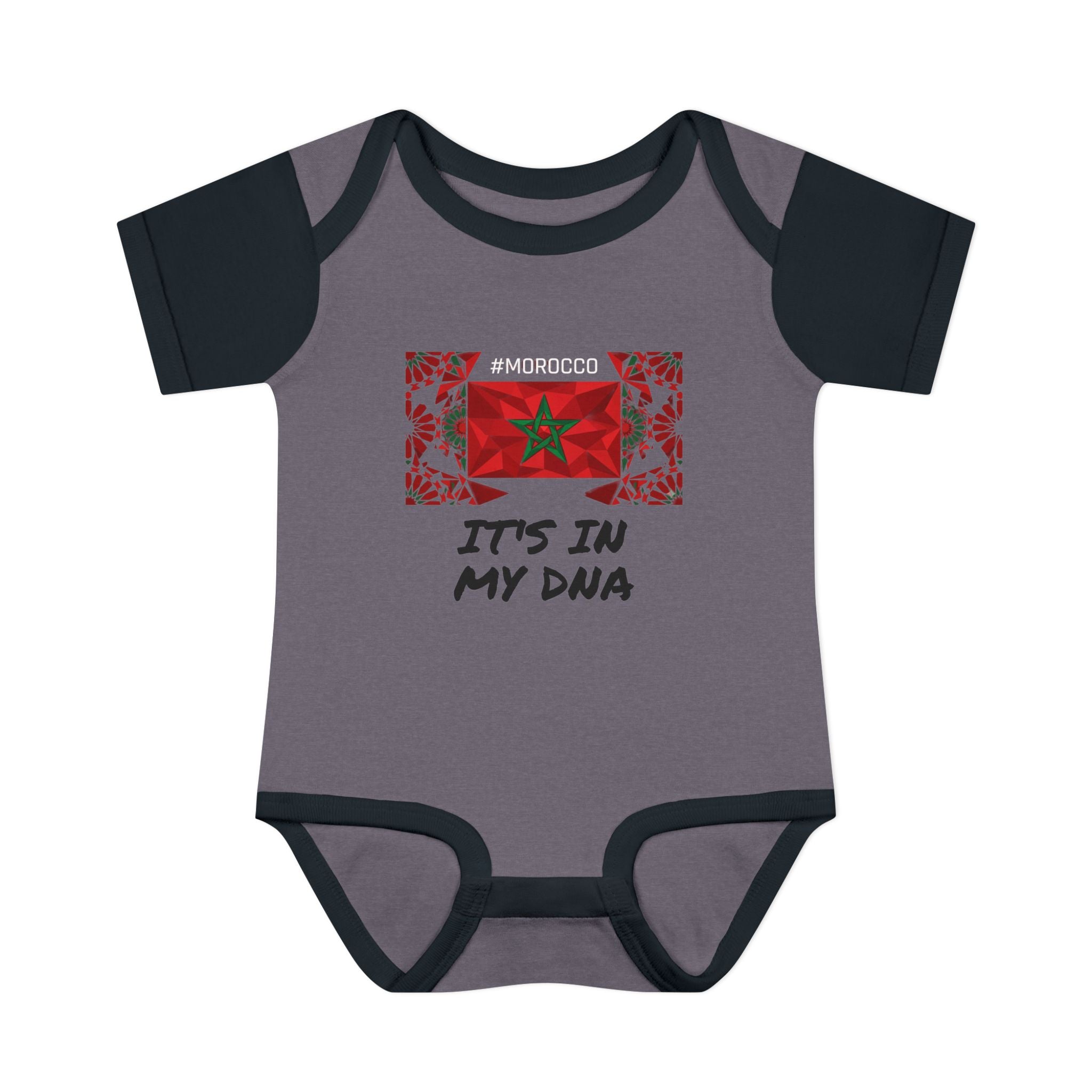 Cute Morocco Flag It's In My DNA Infant Bodysuit | Baby Onesie