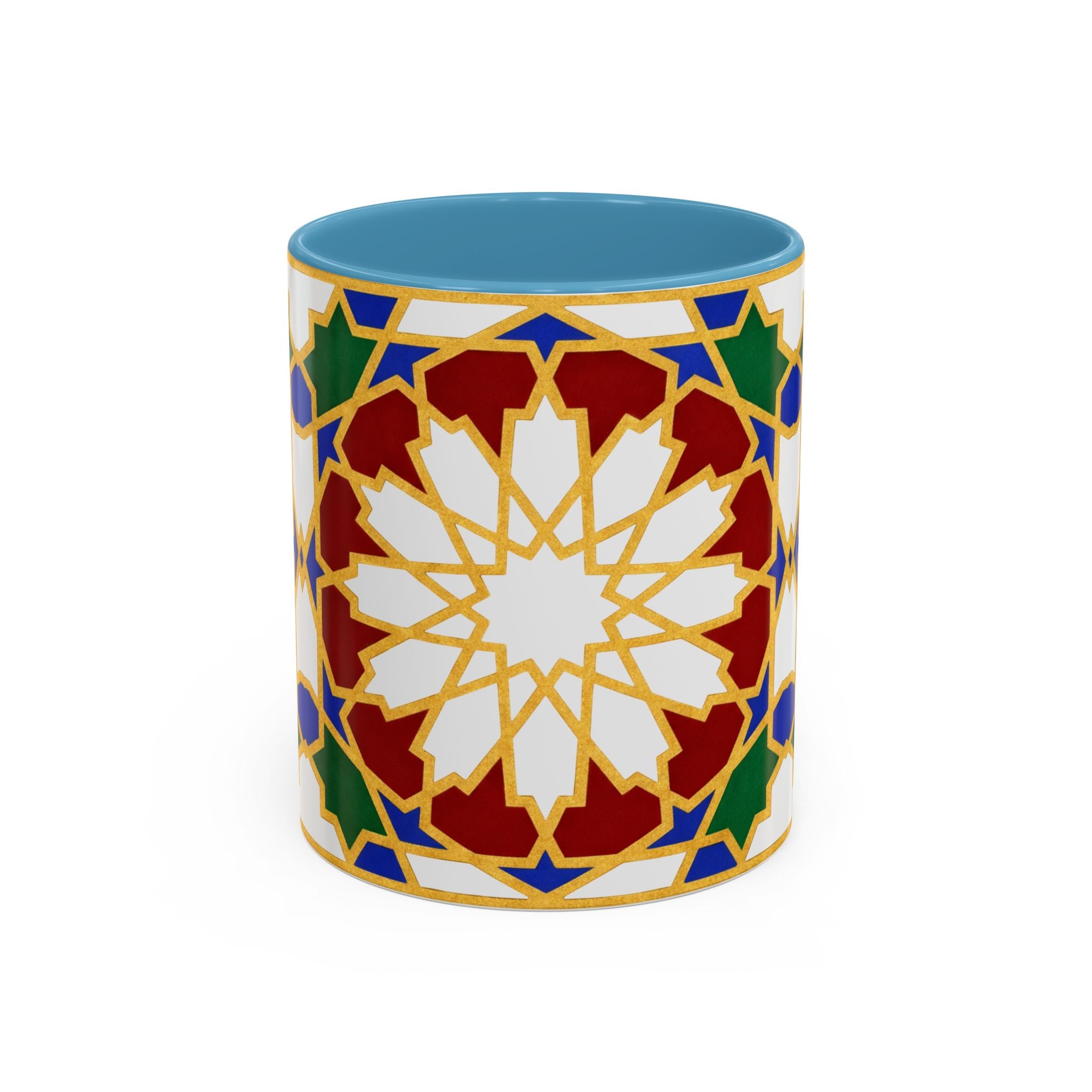 Geometric Moroccan Tile Mug | Accent Coffee Mug