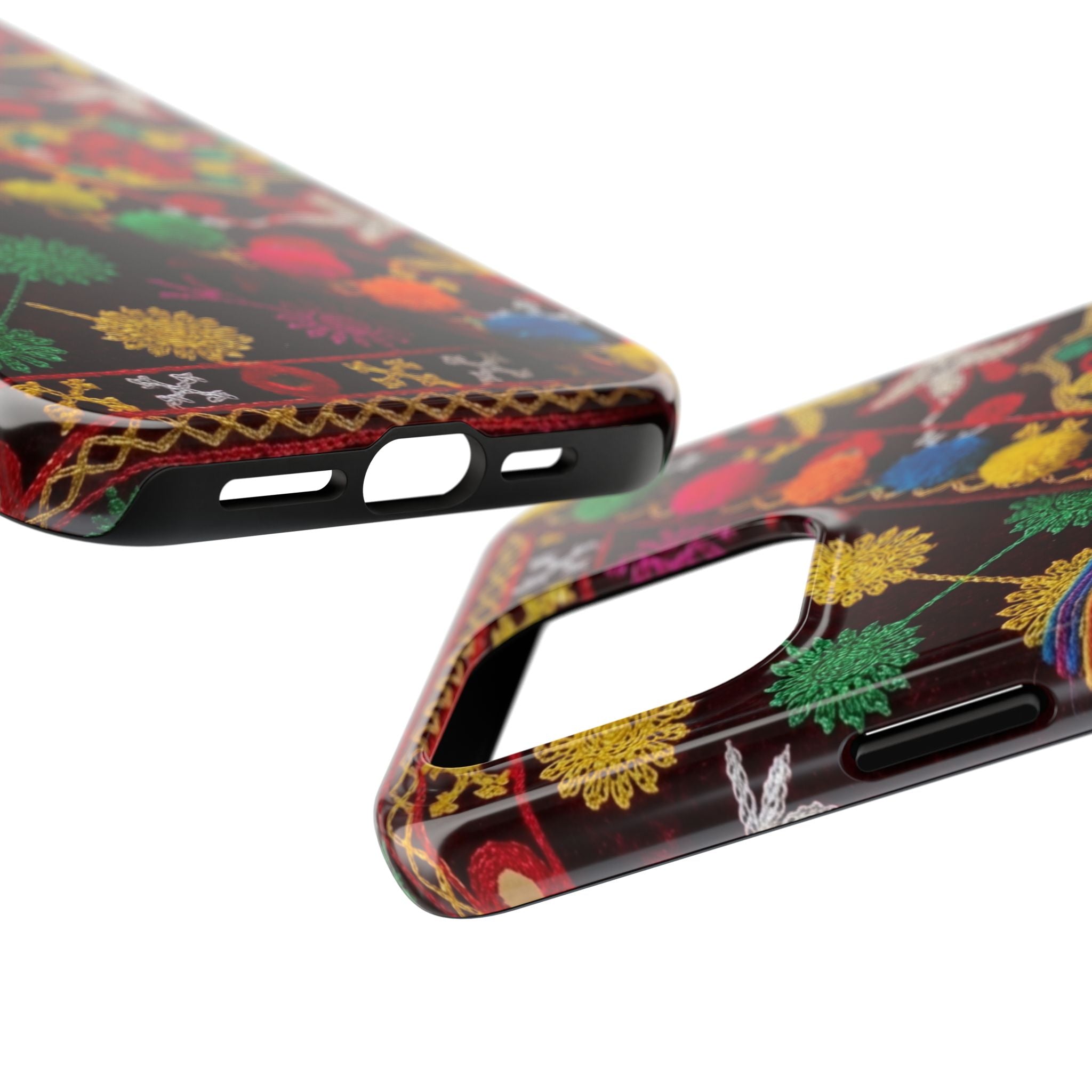Colorful Pom Pom Pattern Phone Case | Tough Phone Case