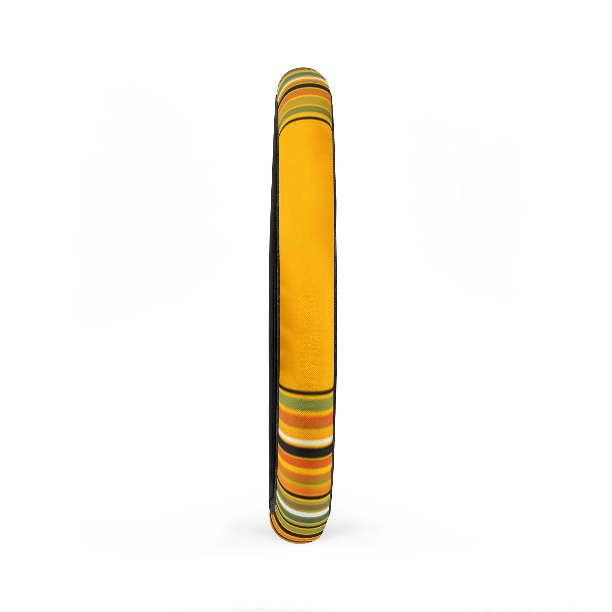 Yellow Stripe Car Steering Wheel Cover | Orange Green Pattern