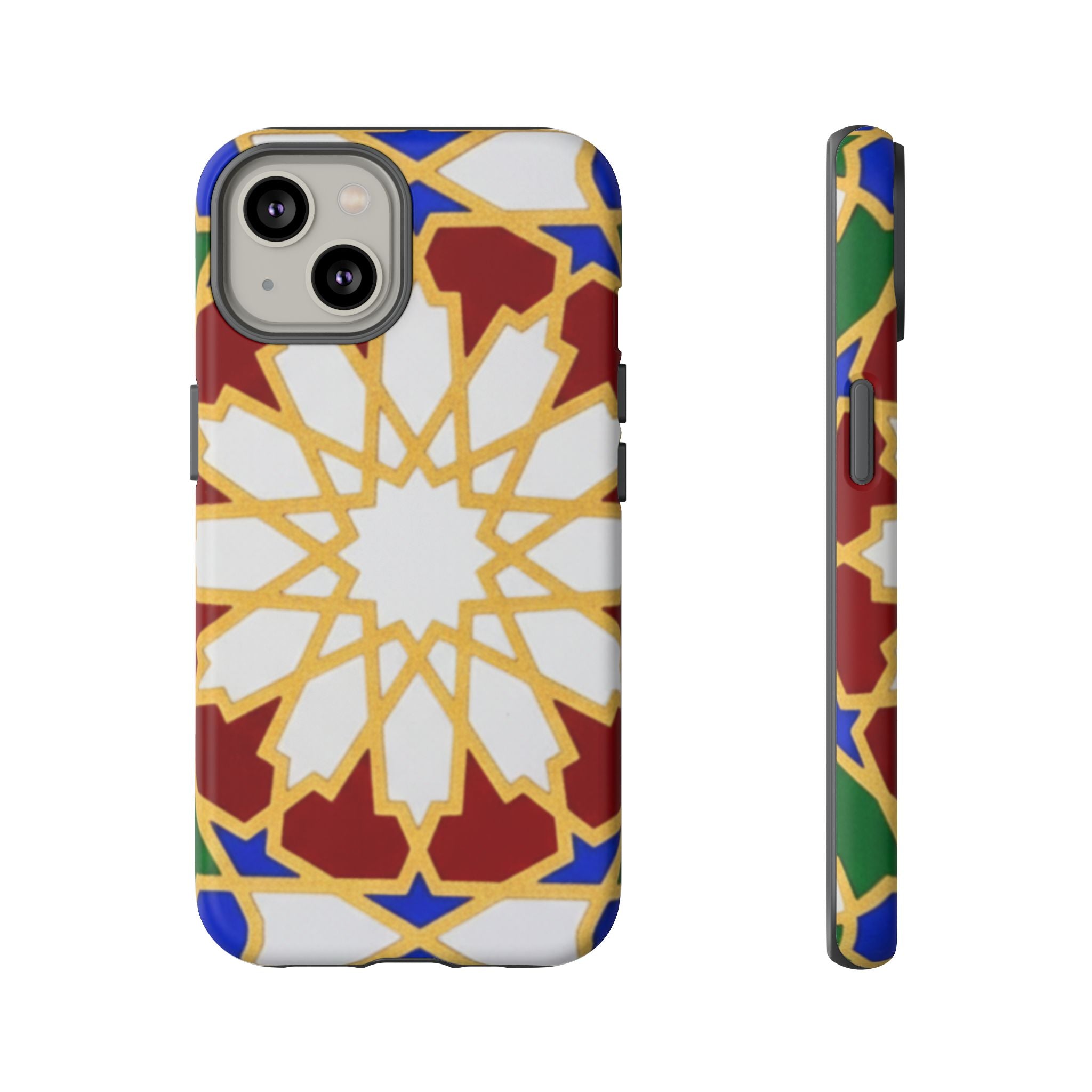 Geometric Moroccan Pattern Tough Case | Colorful Mosaic Phone Cover