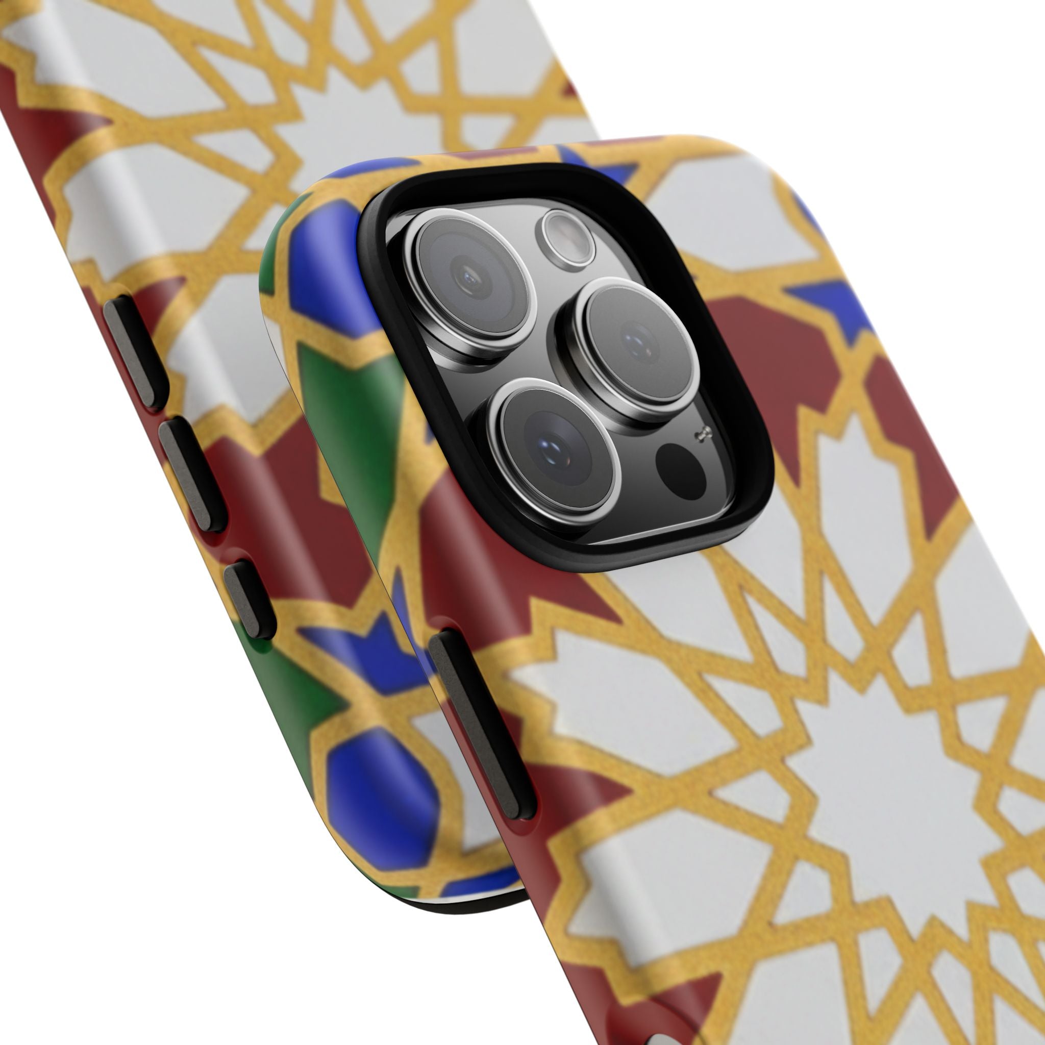 Geometric Moroccan Pattern Tough Case | Colorful Mosaic Phone Cover