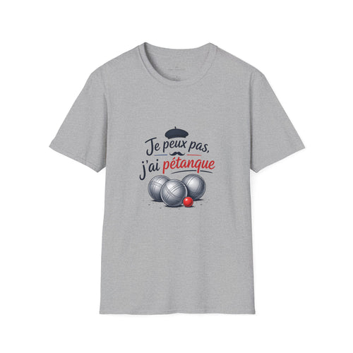 Je peux pas j'ai pétanque T-Shirt | French petanque design, boules graphic