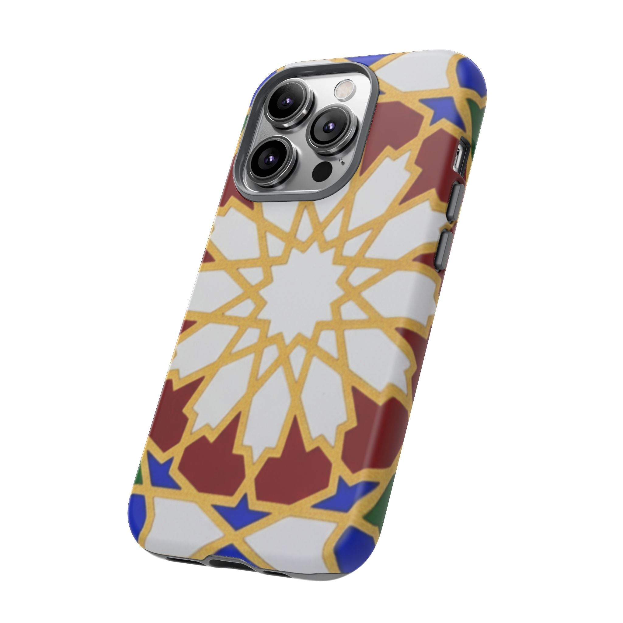Geometric Moroccan Pattern Tough Case | Colorful Mosaic Phone Cover