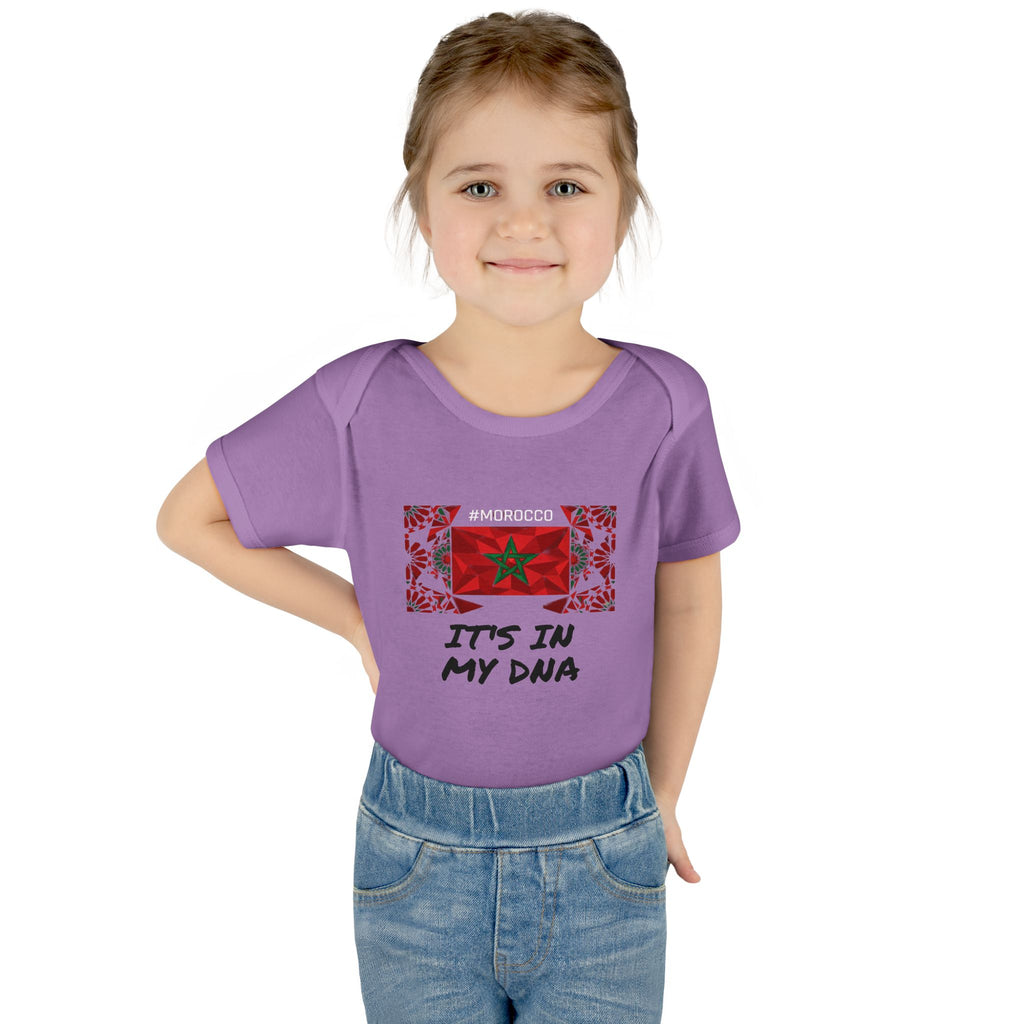 Cute Morocco Flag It's In My DNA Infant Bodysuit | Baby Onesie