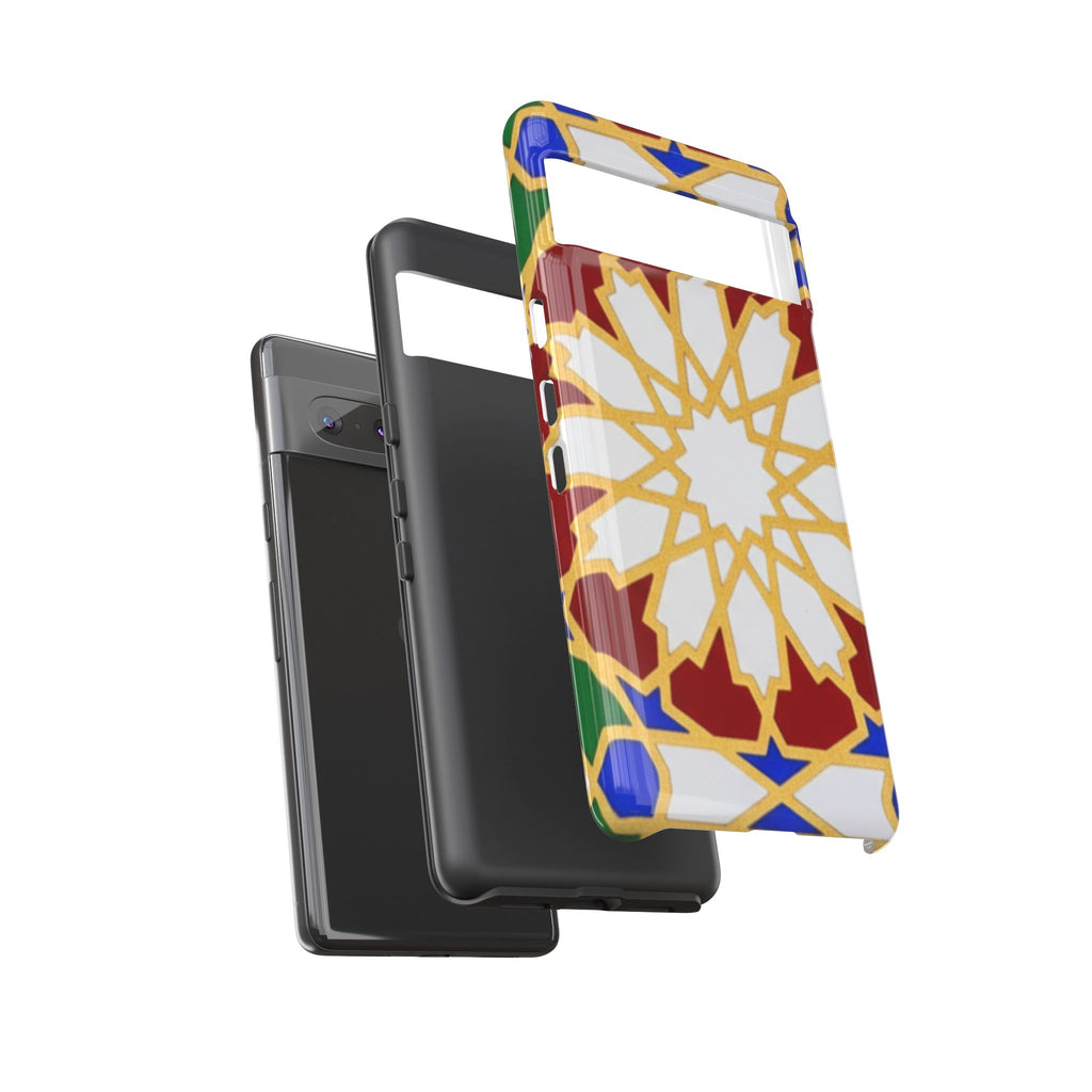 Geometric Moroccan Pattern Tough Case | Colorful Mosaic Phone Cover