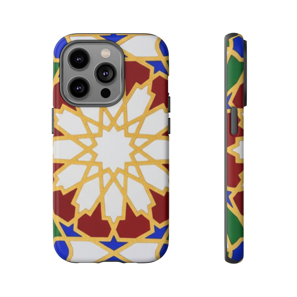 Geometric Moroccan Pattern Tough Case | Colorful Mosaic Phone Cover