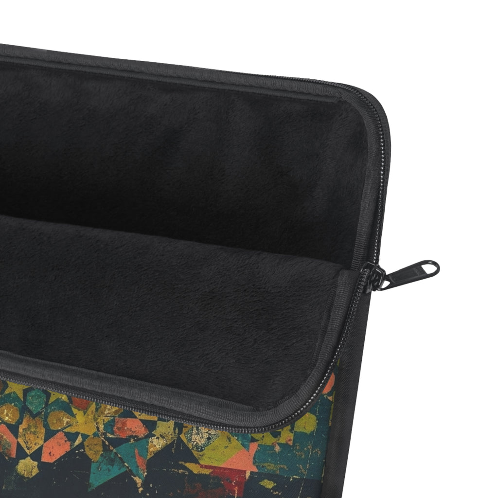 Colorful Geometric Mandala Laptop Sleeve | Boho Aztec Pattern