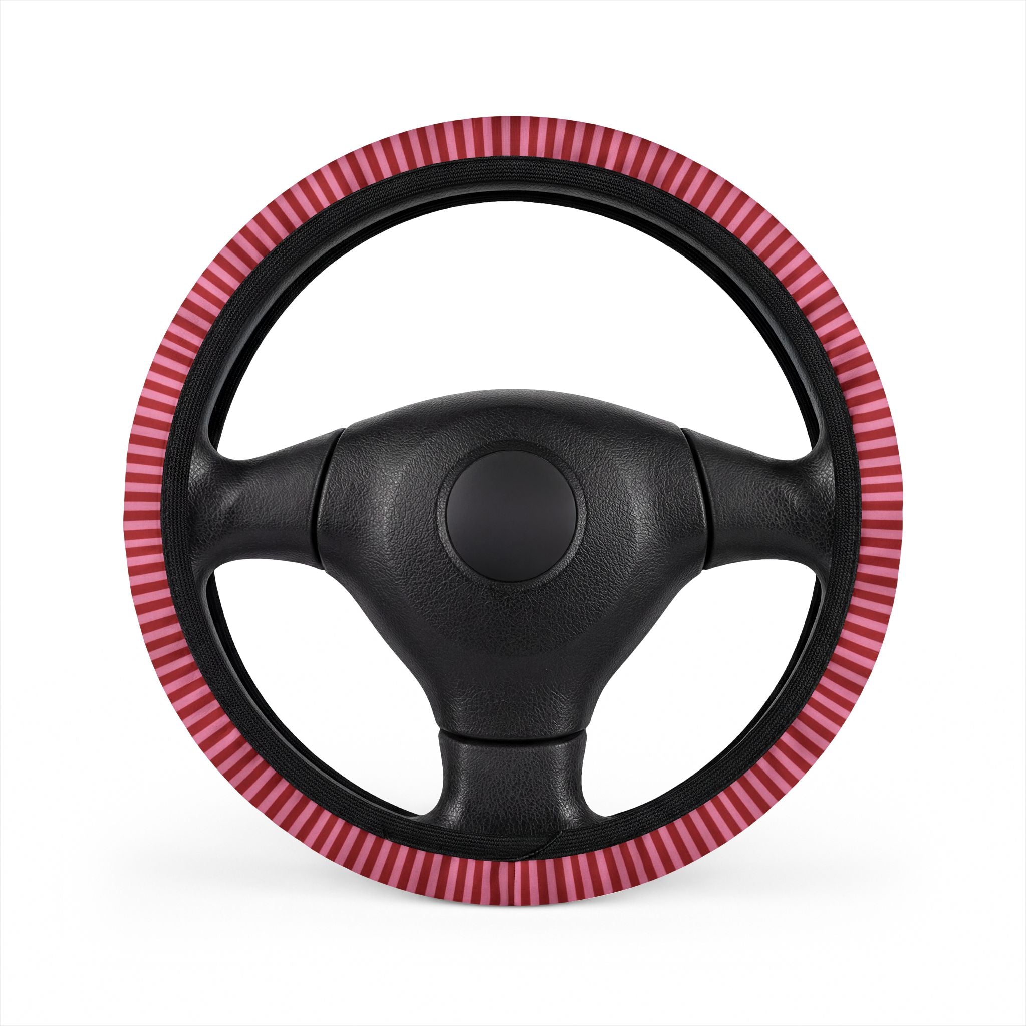 Red n Pink Striped Car Steering Wheel Cover | Car accessories