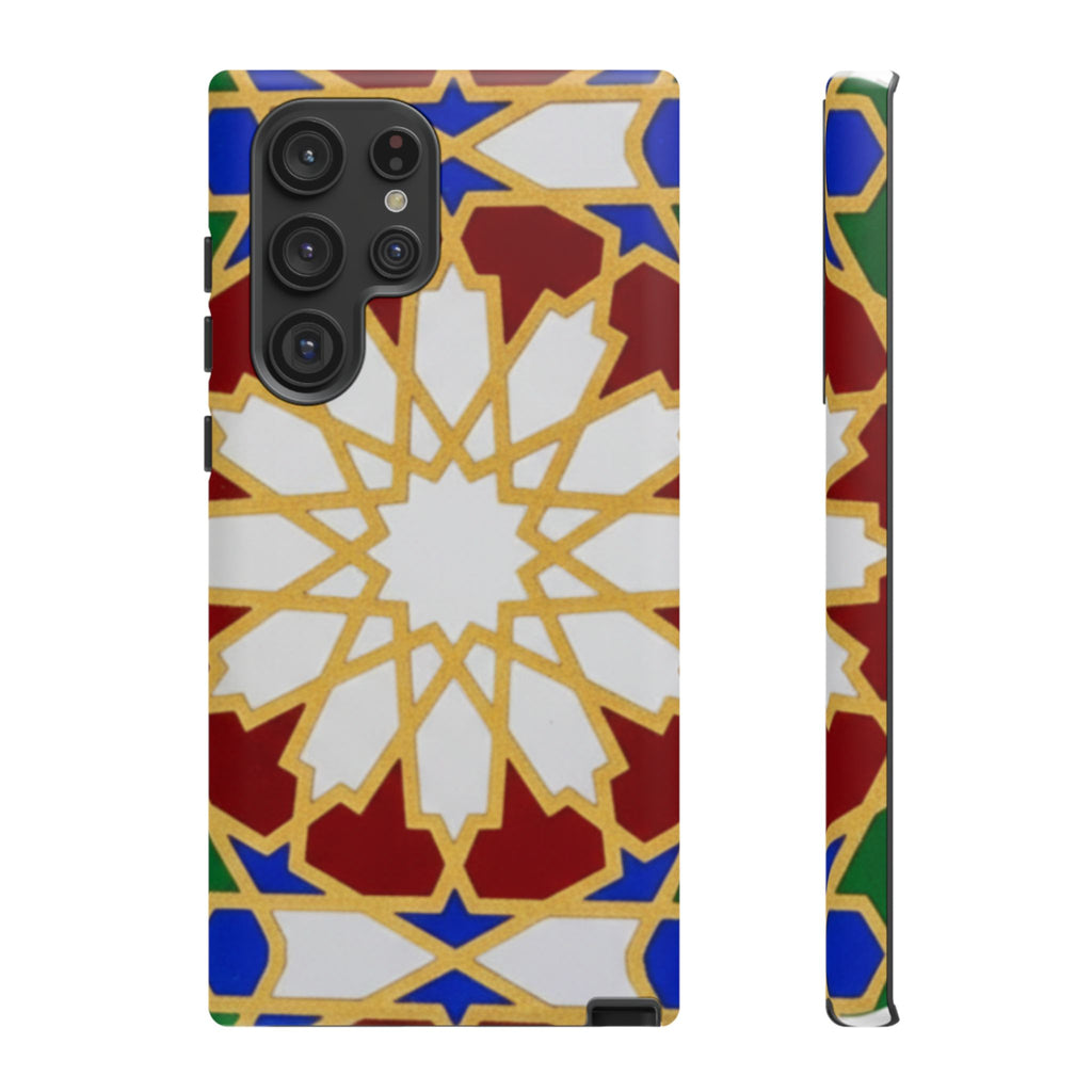 Geometric Moroccan Pattern Tough Case | Colorful Mosaic Phone Cover
