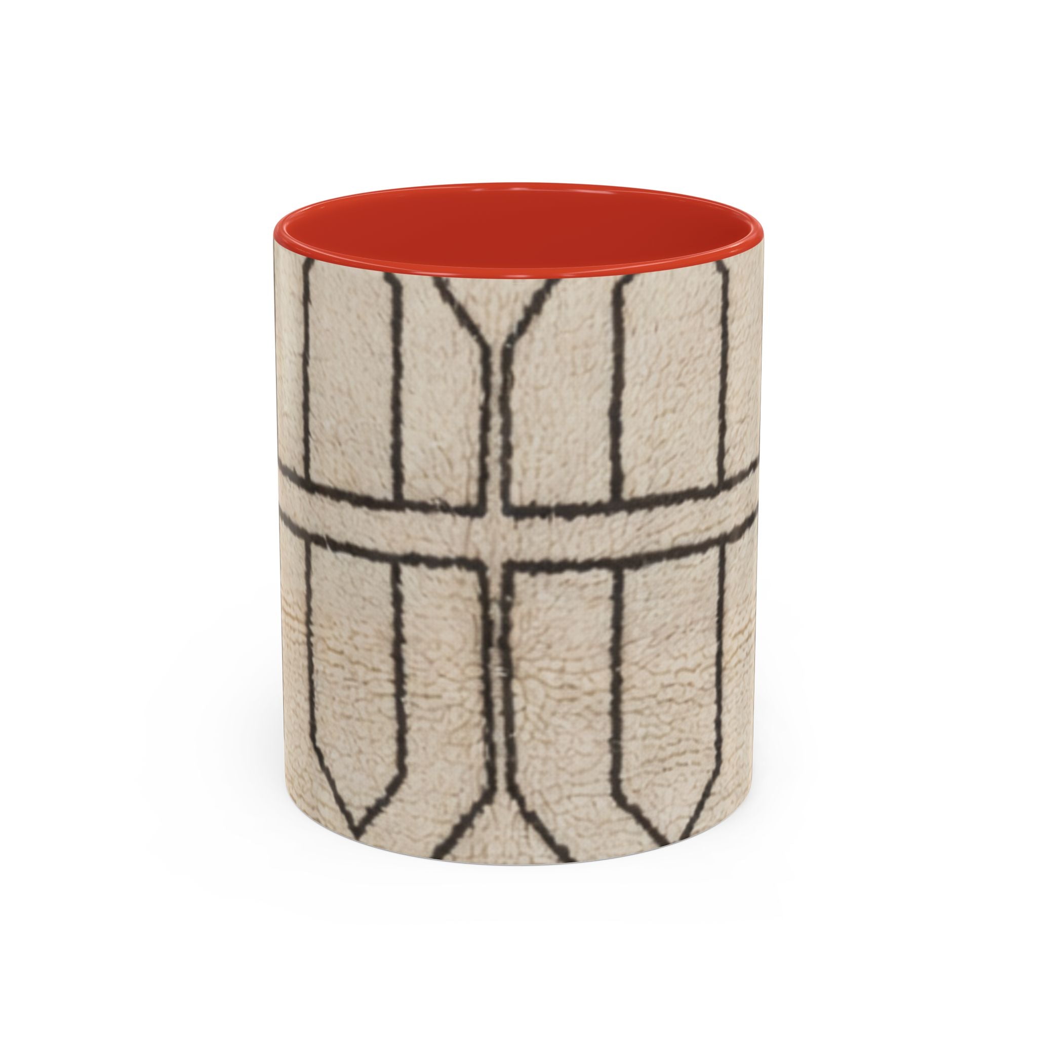 Neutral Geometric Pattern Mug | Accent Coffee Mug 11oz 15oz