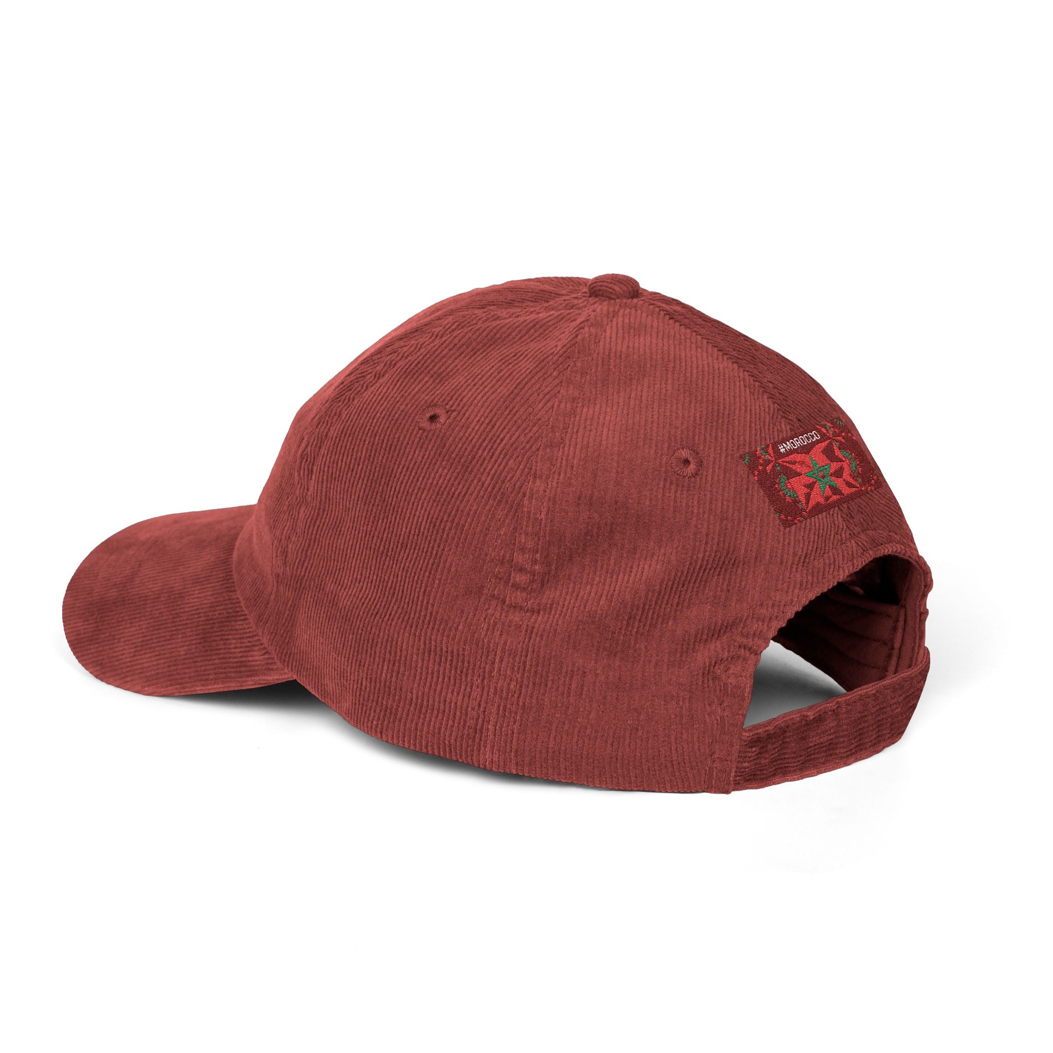 Vintage Morocco flag Cap | Corduroy Baseball Hat