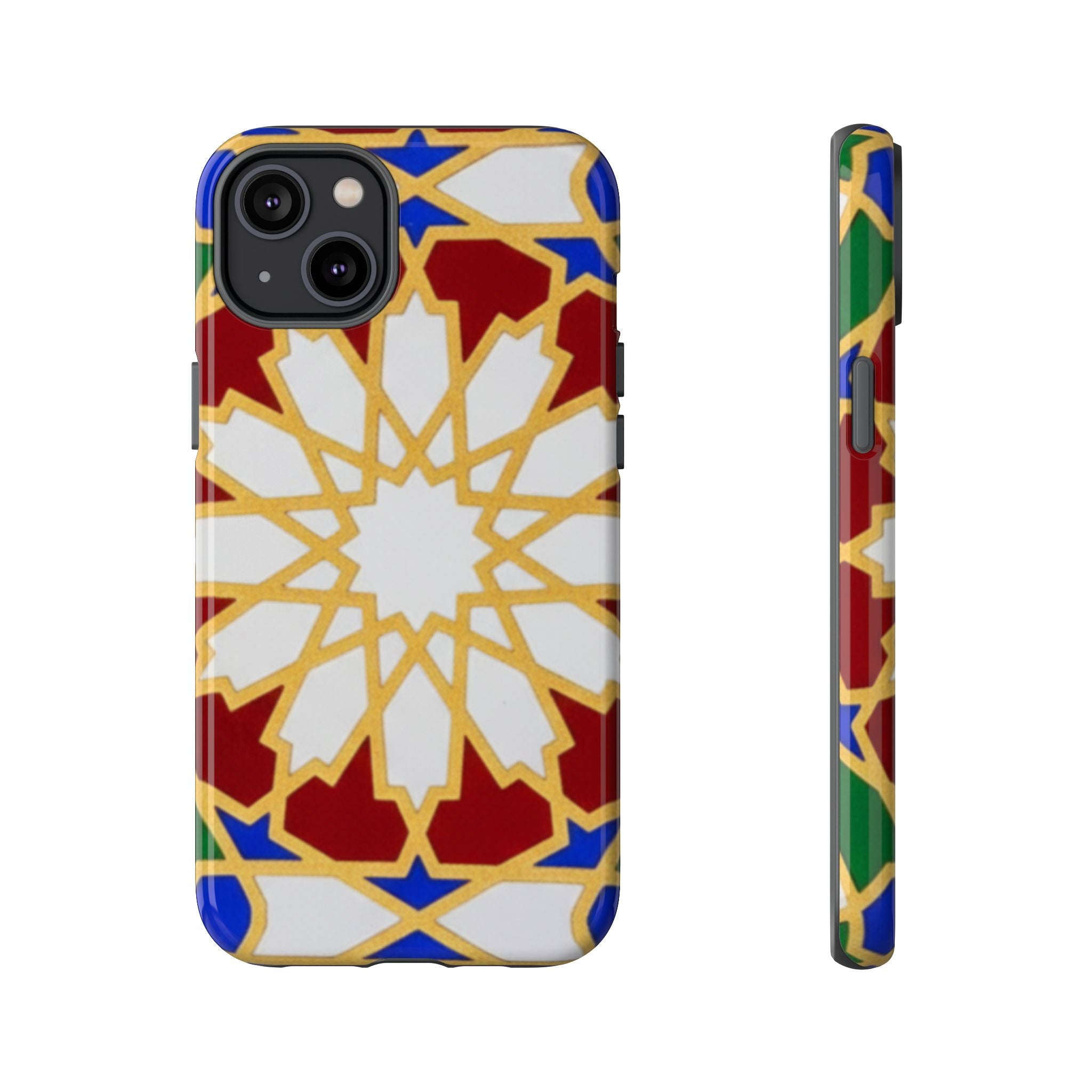 Geometric Moroccan Pattern Tough Case | Colorful Mosaic Phone Cover