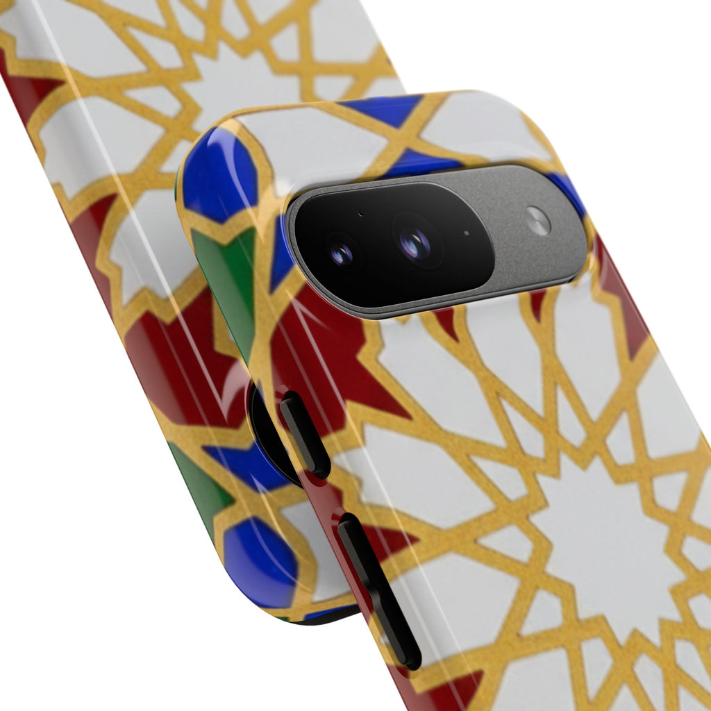 Geometric Moroccan Pattern Tough Case | Colorful Mosaic Phone Cover