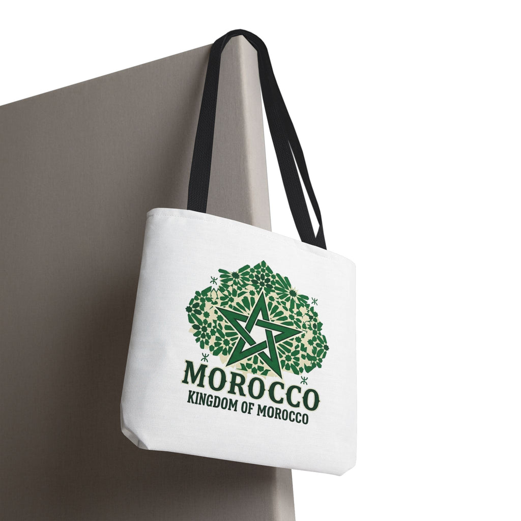Morocco Star Emblem Tote Bag | Kingdom of Morocco Graphic Tote