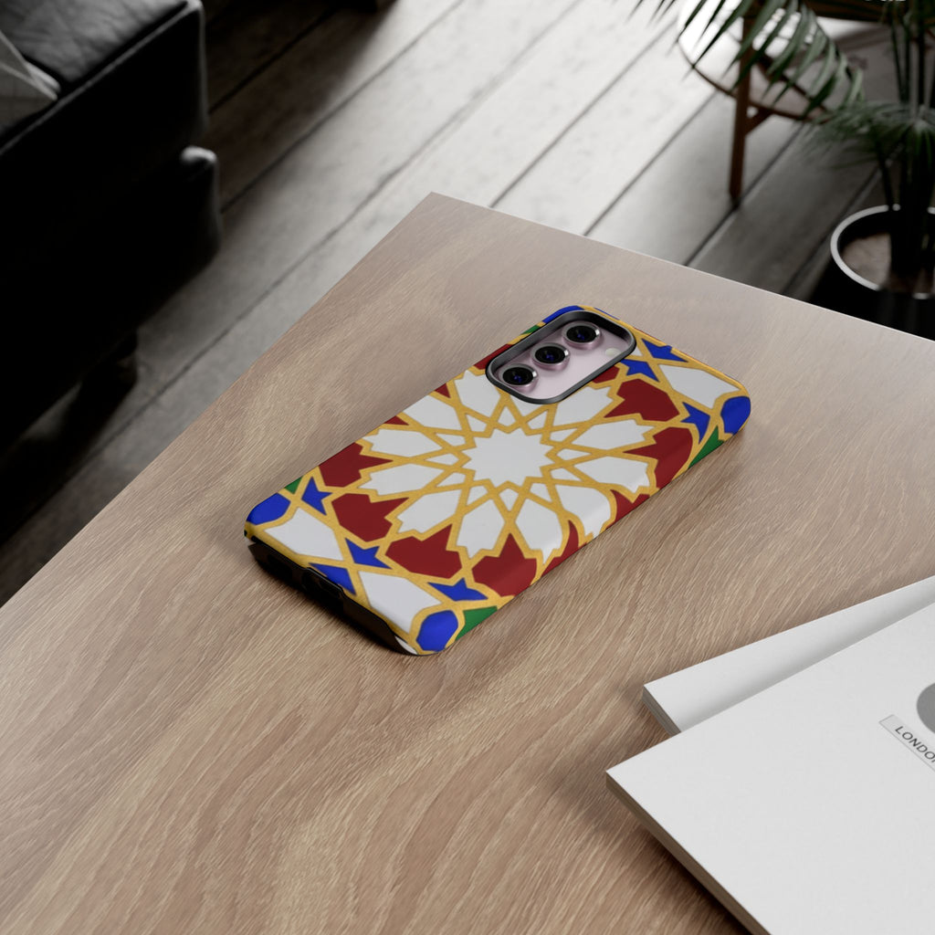 Geometric Moroccan Pattern Tough Case | Colorful Mosaic Phone Cover